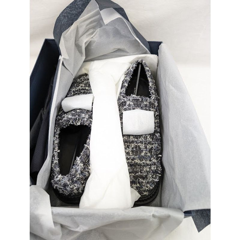 Dior o1rshd1 Buffalo Loafers Fabric in Navy Blue Size US 11 / EU 44 - 23 Thumbnail