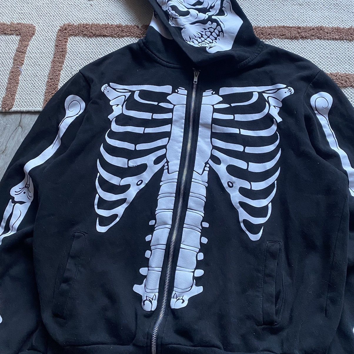 Playboi Carti SKELETON BONES Y2K PLAYBOY CARTI STYLE HOODIE Size US L / EU 52-54 / 3 - 4 Thumbnail