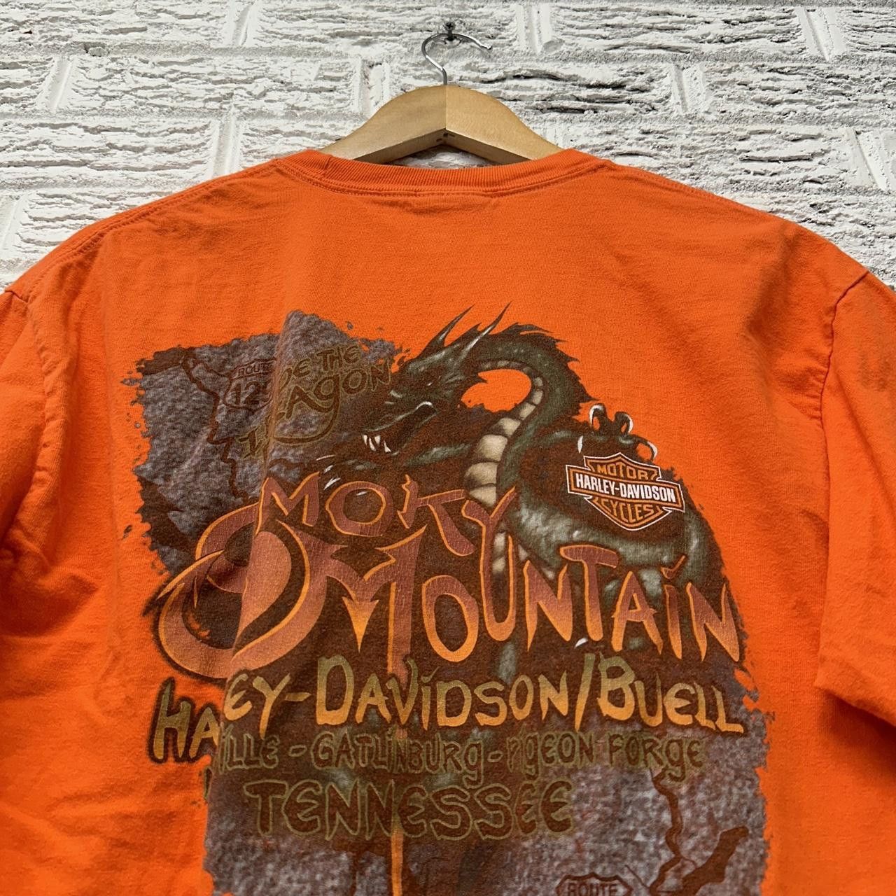 Harley Davidson Y2K Harley Davidson Orange Dragon Skater Shirt L Size US L / EU 52-54 / 3 - 1 Thumbnail
