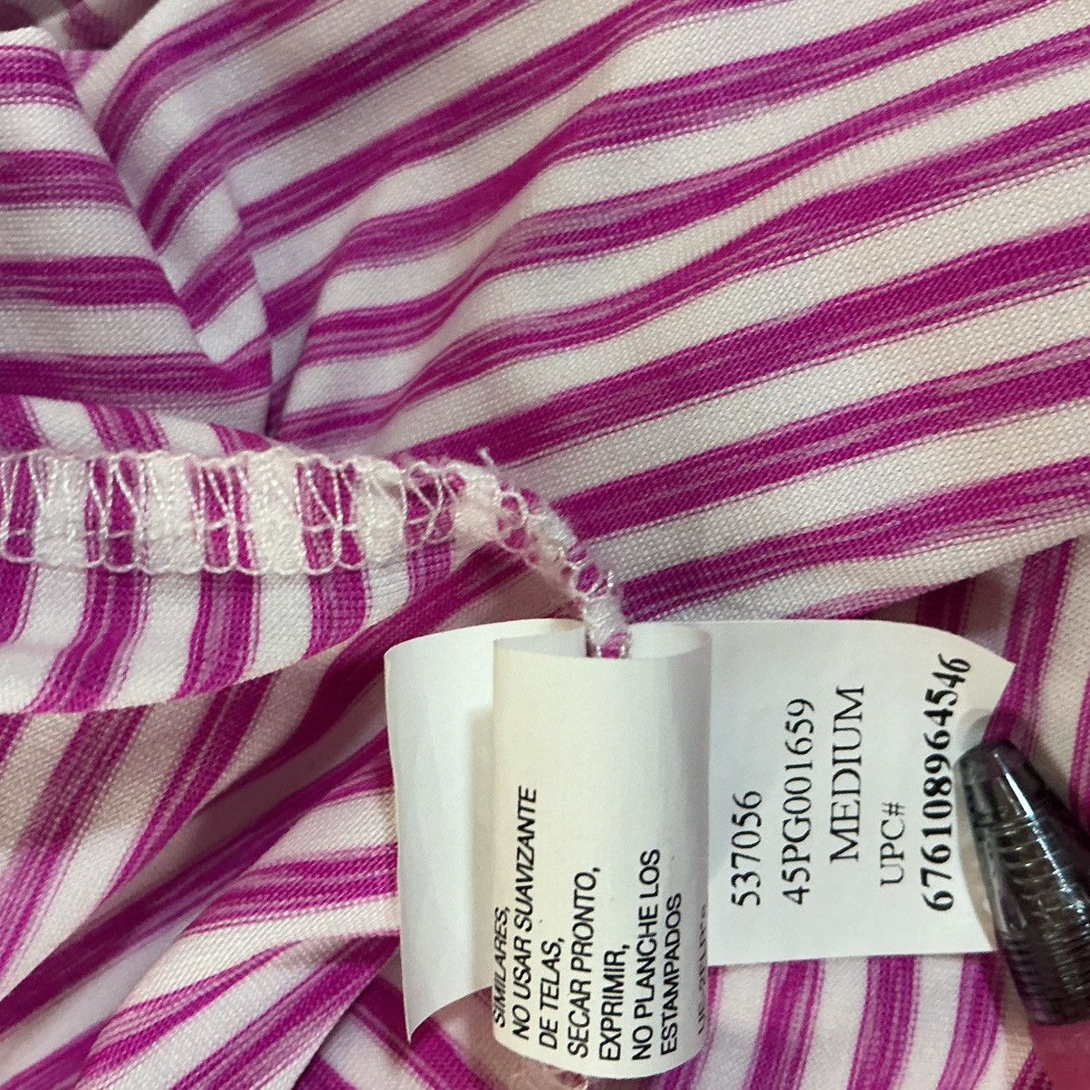Izod Izod Pink Striped Polo Shirt men’s medium golf with stretch Size US M / EU 48-50 / 2 - 5 Thumbnail