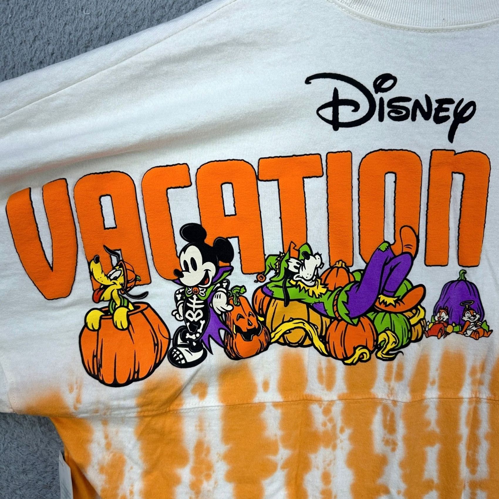 Disney VINTAGE Disney Halloween Spirit Jersey Sweatshirt Womens Medium Orange Mickey Friends NEW Size M / US 6-8 / IT 42-44 - 6 Thumbnail