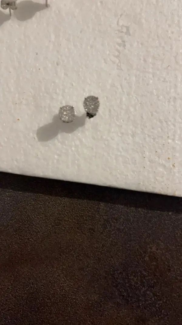 Jewelry Koizumi x azawa White CZ Silver Color Earring Size ONE SIZE - 5 Thumbnail