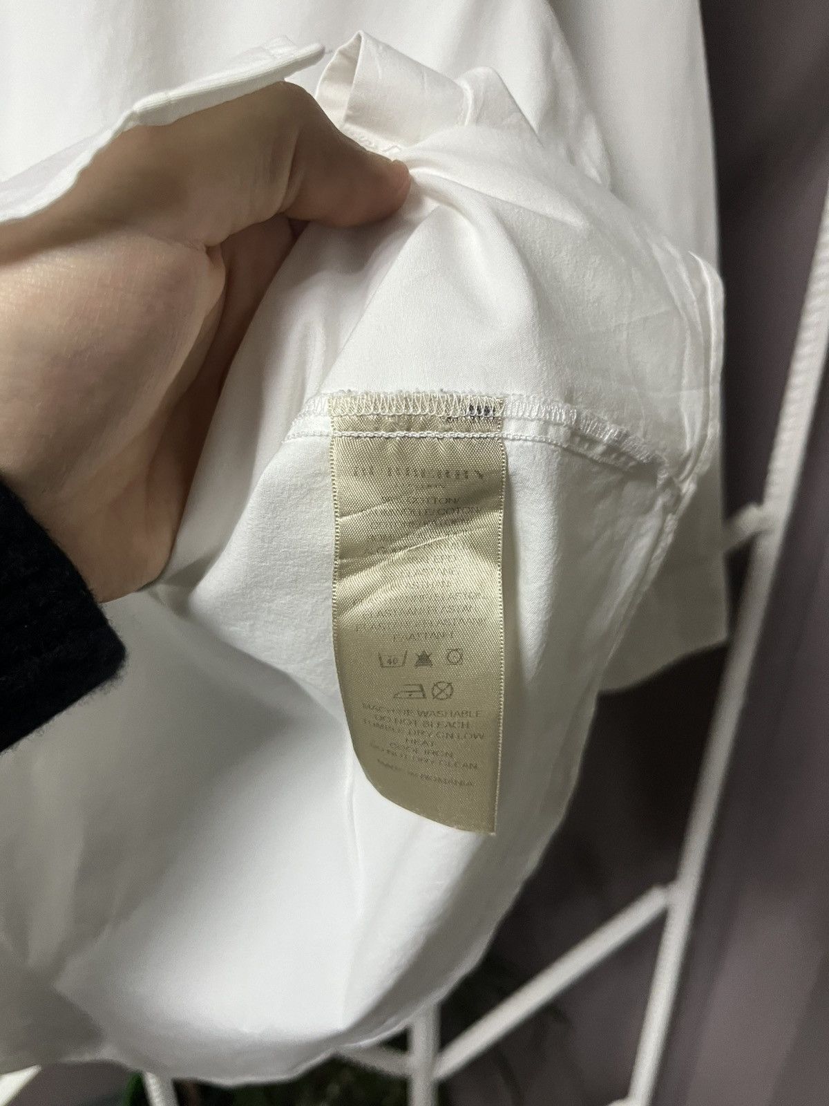 Burberry Burberry Brit Classic White Button Up Shirt Size XL / US 12-14 / IT 48-50 - 5 Thumbnail