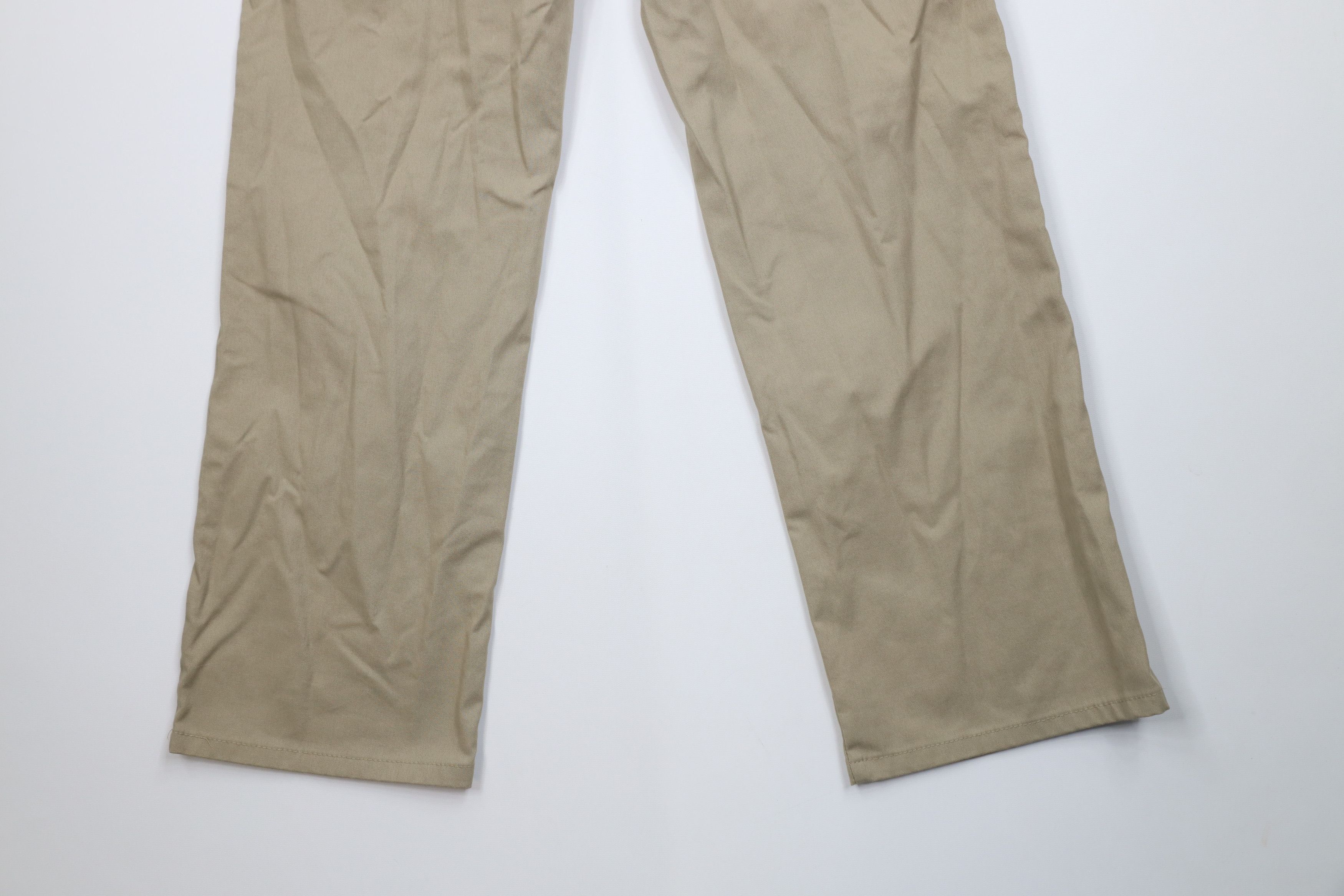 Dickies Vintage Y2K Dickies Spell Out Wide Leg Cargo Pants Beige Size 34" / US 12 / IT 48 - 11 Thumbnail