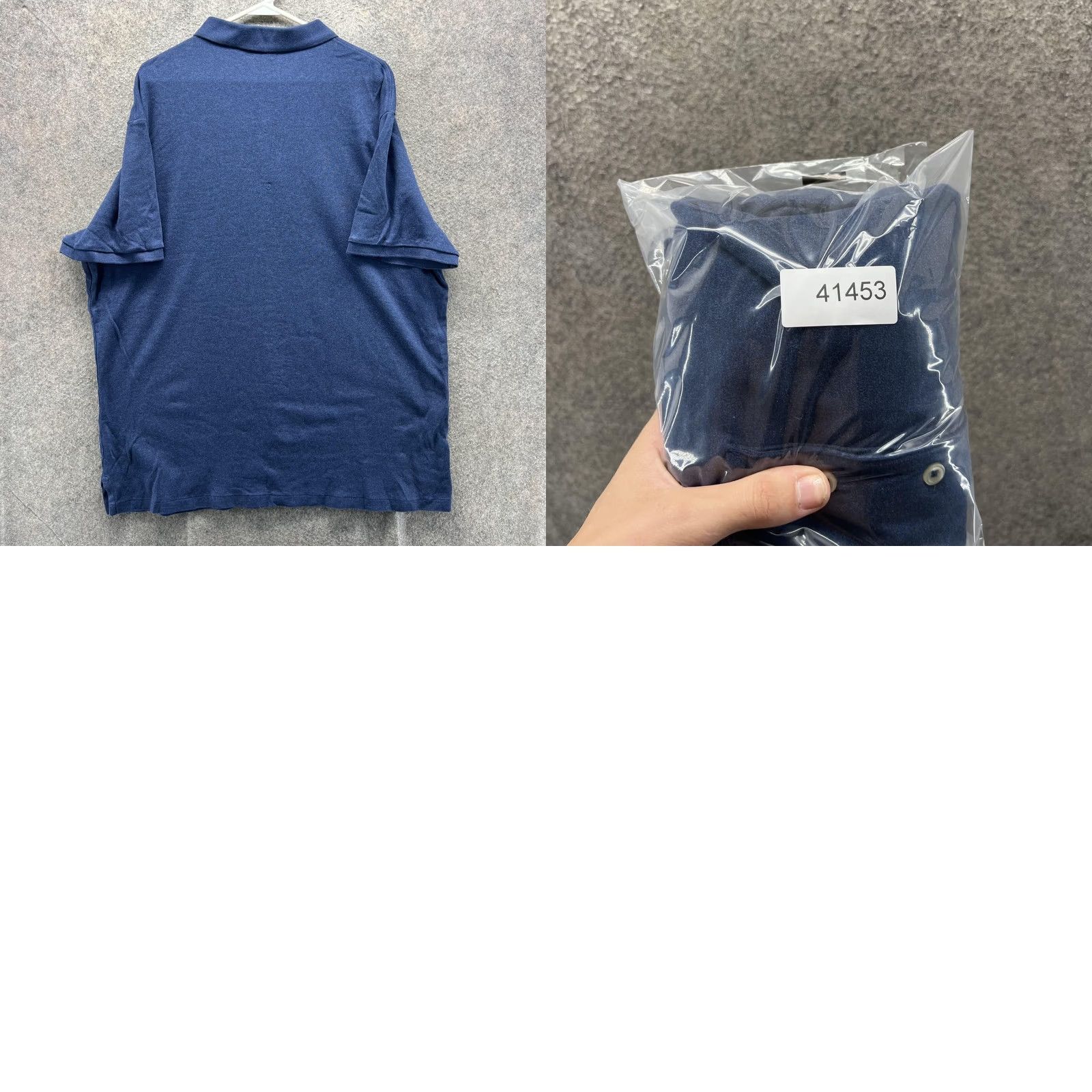 Polo Ralph Lauren Polo Ralph Lauren Polo Shirt Mens 2XL Blue Solid Pony Logo Slim Fit Shirt Size US XXL / EU 58 / 5 - 8 Thumbnail