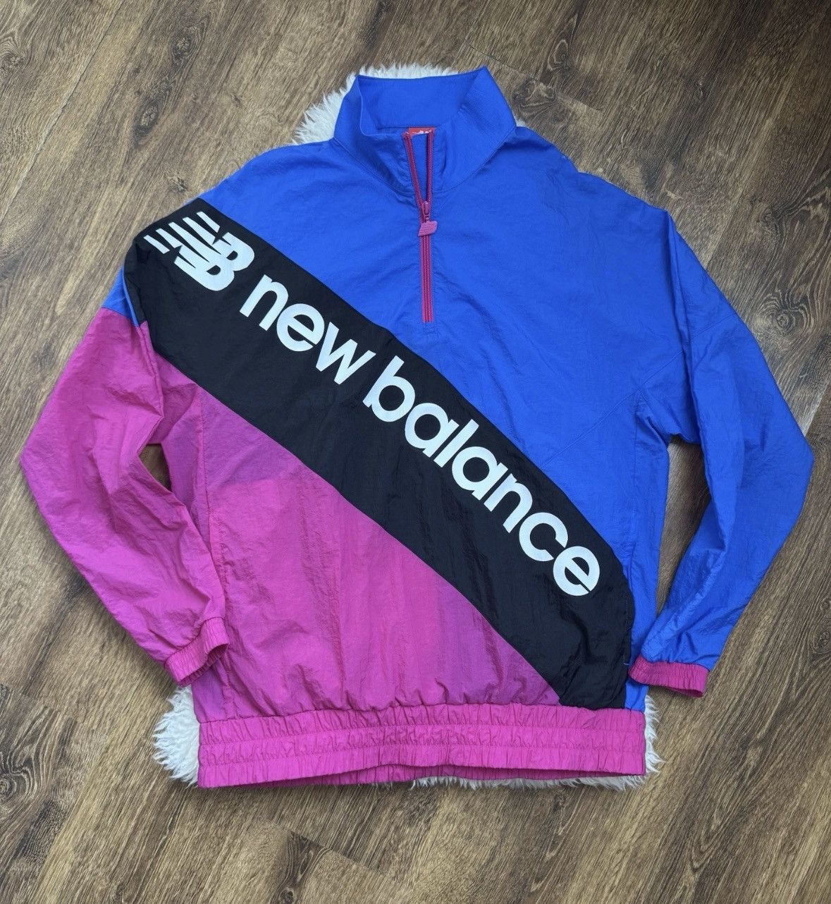 New Balance New Balance Sport OPTIKS ANORAK Blue Windbreaker Jacket Size US M / EU 48-50 / 2 - 1 Thumbnail