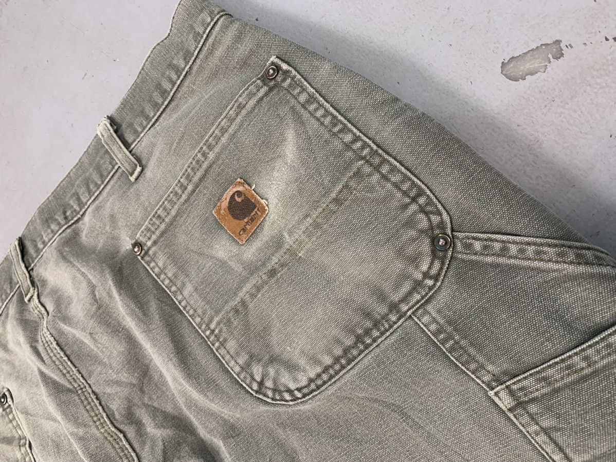 Carhartt Vintage Carhartt B136 moss double knee denim Size US 40 / EU 56 - 6 Thumbnail