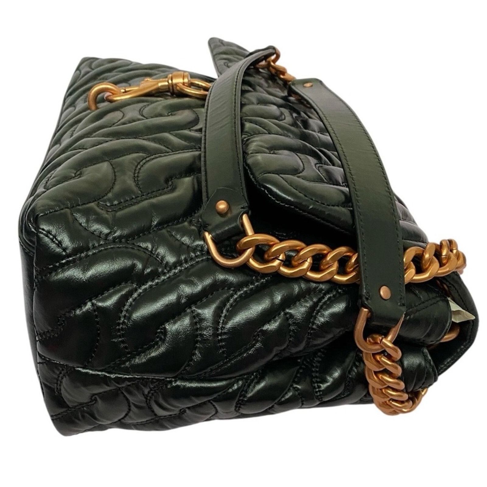 Rebecca Minkoff Rebecca Minkoff Black Quilted Leather Shoulder Bag Chain Size ONE SIZE - 8 Thumbnail