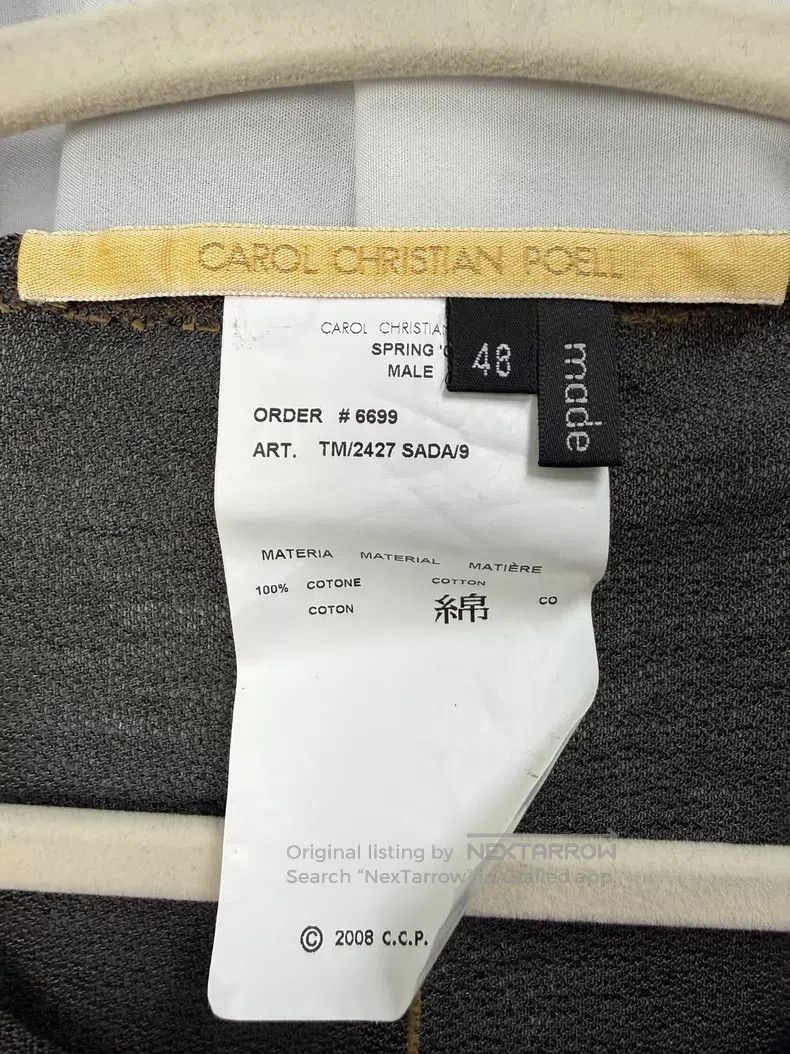 Carol Christian Poell Carol Christian Poell 08SS mesh bonded breathable short sl Size L / US 10 / IT 46 - 6 Thumbnail
