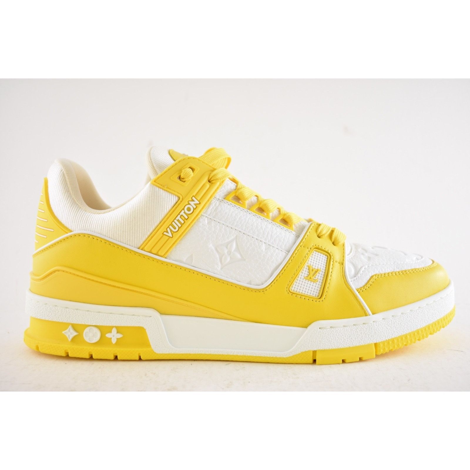 Louis Vuitton Louis Vuitton Yellow White Empreinte Leather Low Trainer Size US 9 / EU 42 - 2 Thumbnail