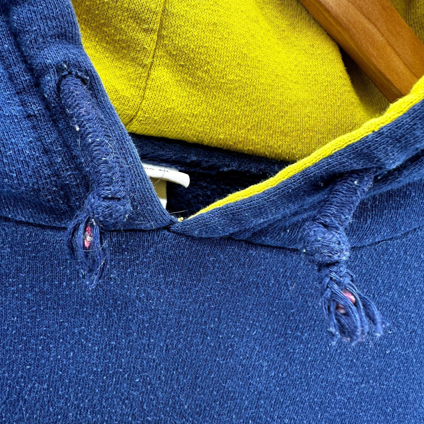 Vintage Pro Edge Michigan Pullover Hoodie Men Large Blue Long Sleeve Pockets Size US L / EU 52-54 / 3 - 3 Thumbnail