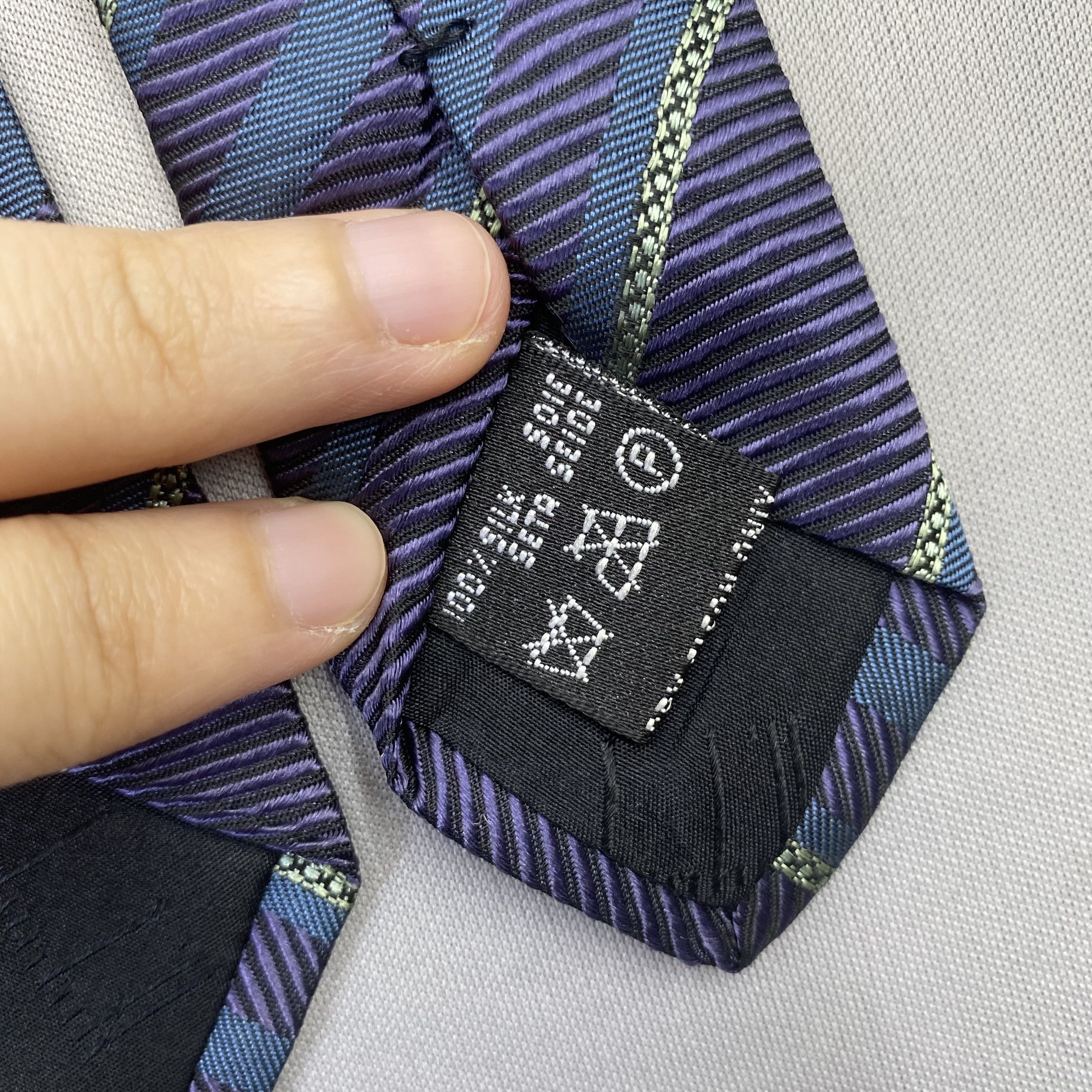Alfred Dunhill Vintage Alfred Dunhill SILK Necktie Cravate Pure Silk Size ONE SIZE - 9 Thumbnail