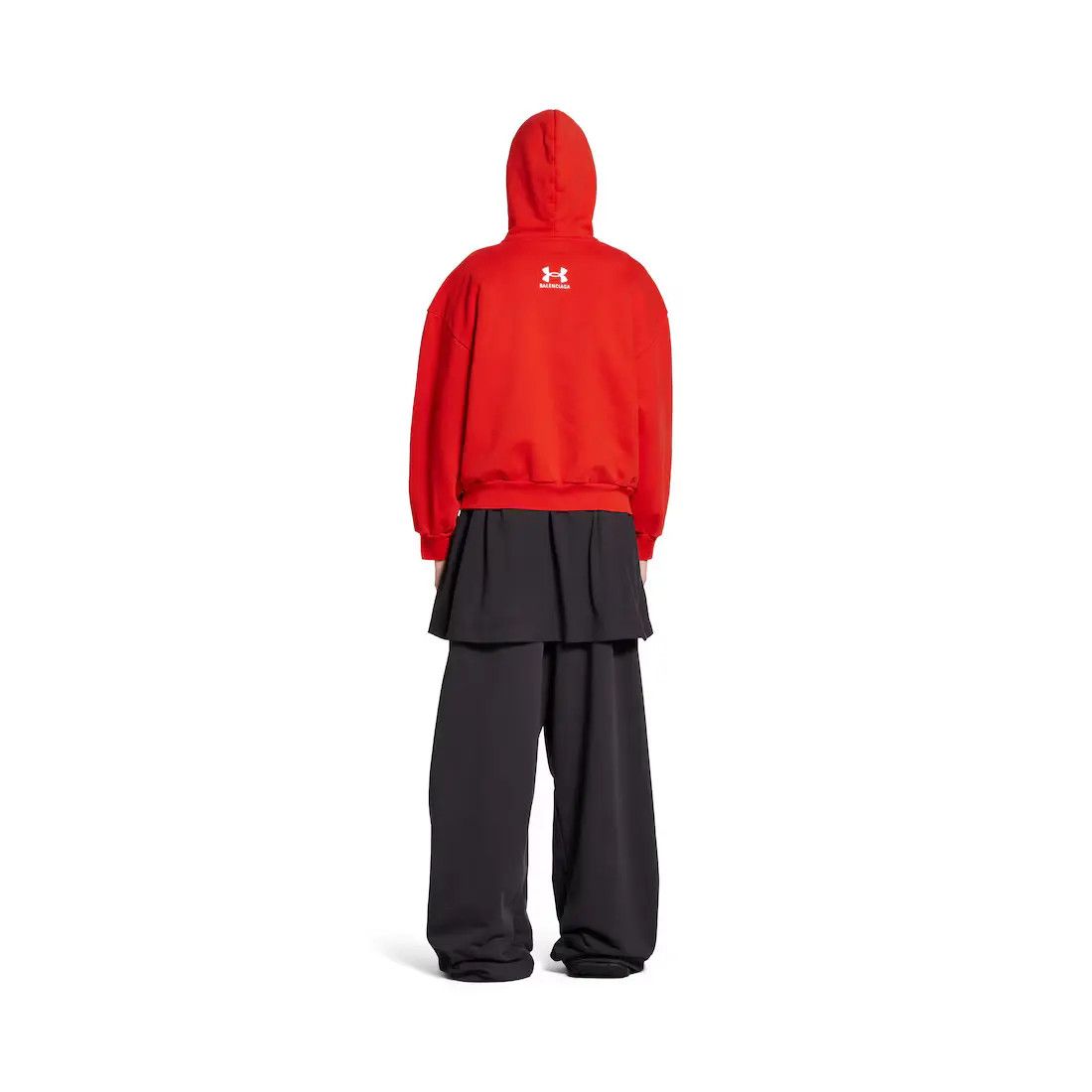 Balenciaga × Under Armour o1s1rm1125 Under Armour® Zip-Up Hoodie Regular Fit in Red Size M / US 6-8 / IT 42-44 - 3 Thumbnail