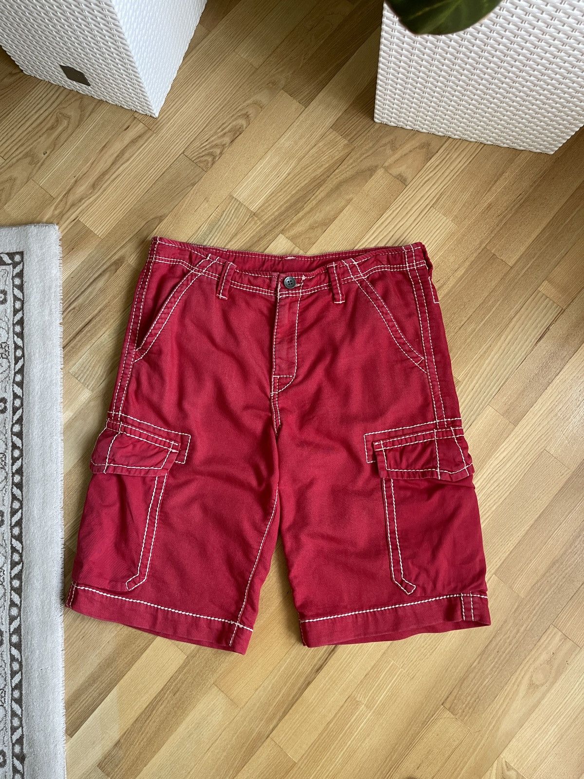 Japanese Brand True Religion Cargo Shorts Size 34 Cheif Keef Size US 34 / EU 50 - 9 Thumbnail