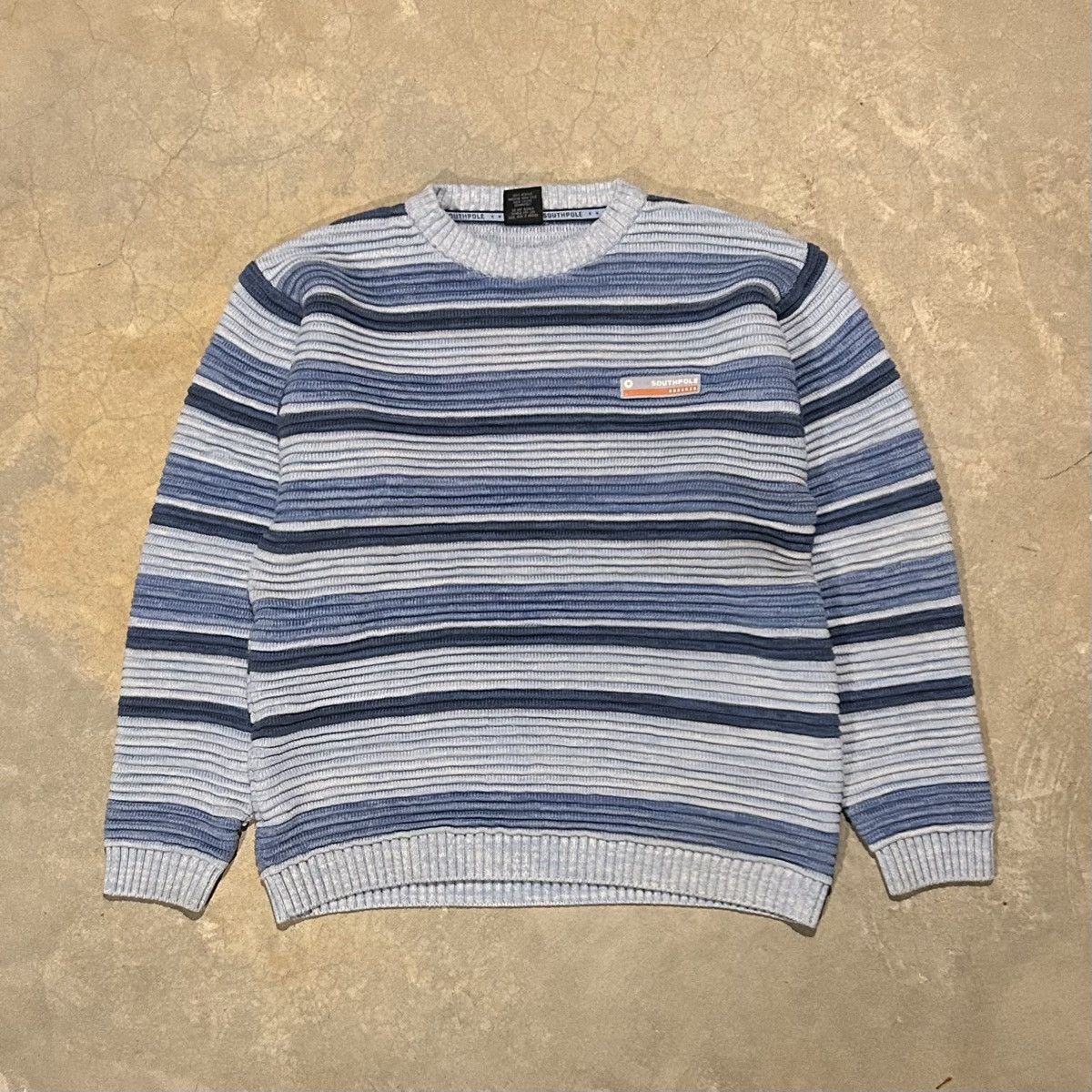 Southpole × Vintage Crazy Vintage Y2K Southpole 3D Knit Chunky Sweater Size US L / EU 52-54 / 3 - 1 Thumbnail