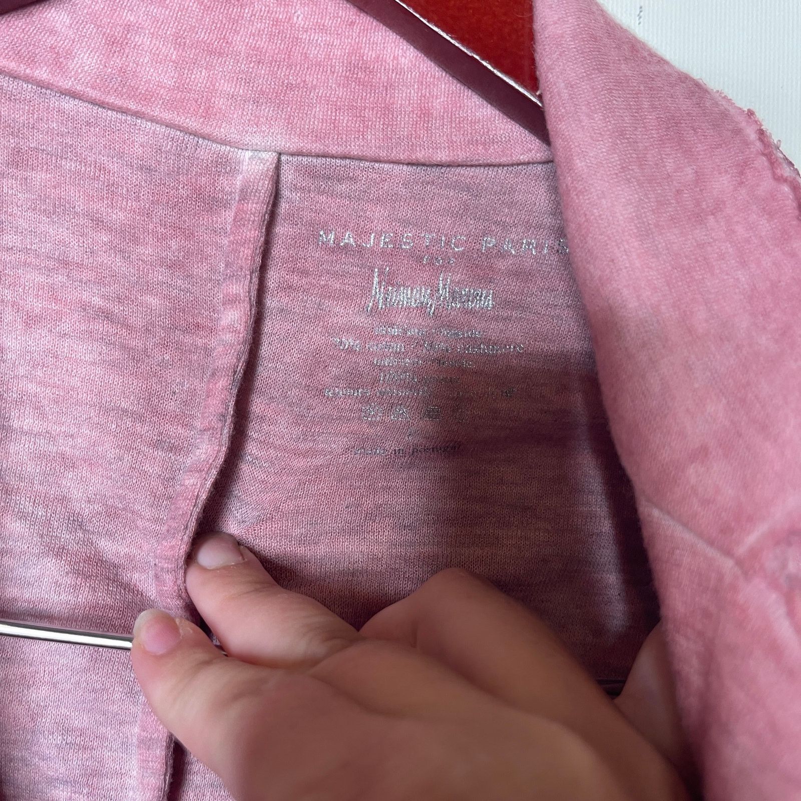 MAJESTIC FILATURES Majestic Filatures Paris pink cotton cashmere blazer 1 US S Size S / US 4 / IT 40 - 3 Thumbnail