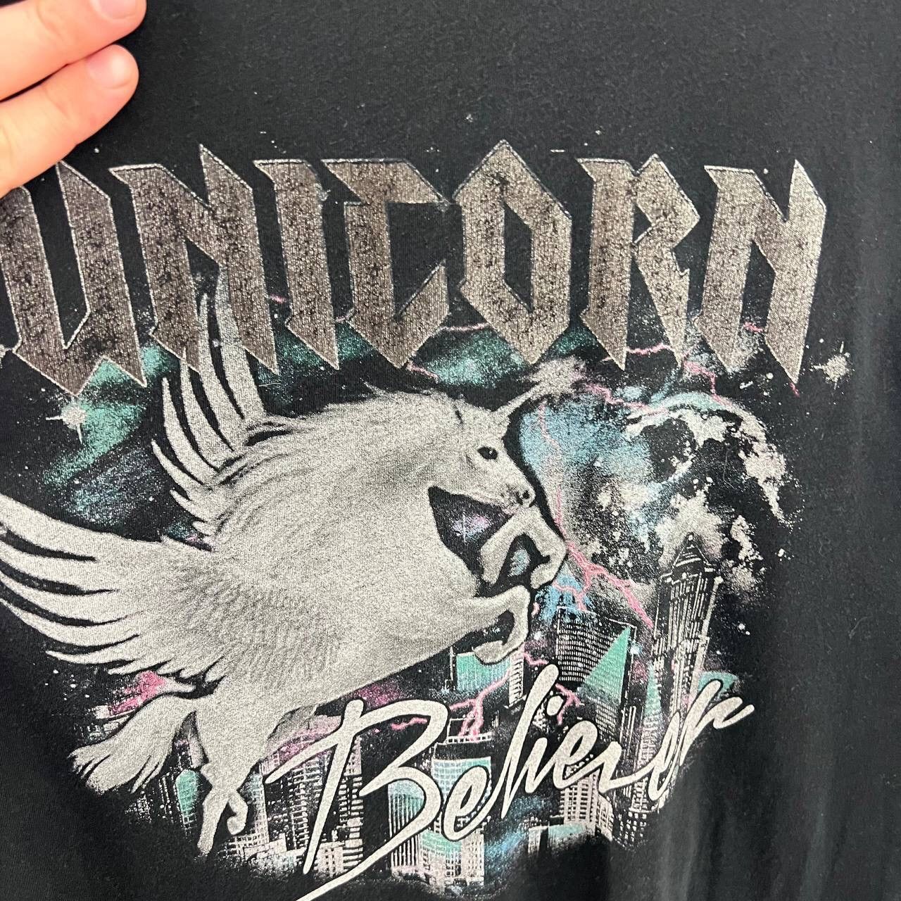 Band Tees Unicorn Believer T-shirt Y2K Baggy Size US XL / EU 56 / 4 - 3 Thumbnail