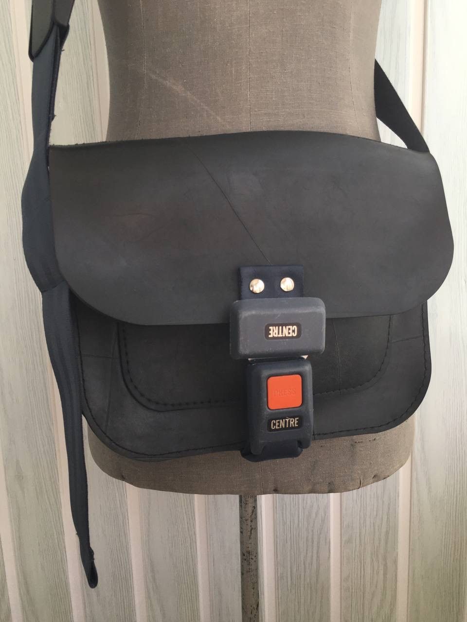 Designer × Vintage Custom Black Pockets Car Compostable Textiles Shoulder Bag Size ONE SIZE - 3 Thumbnail