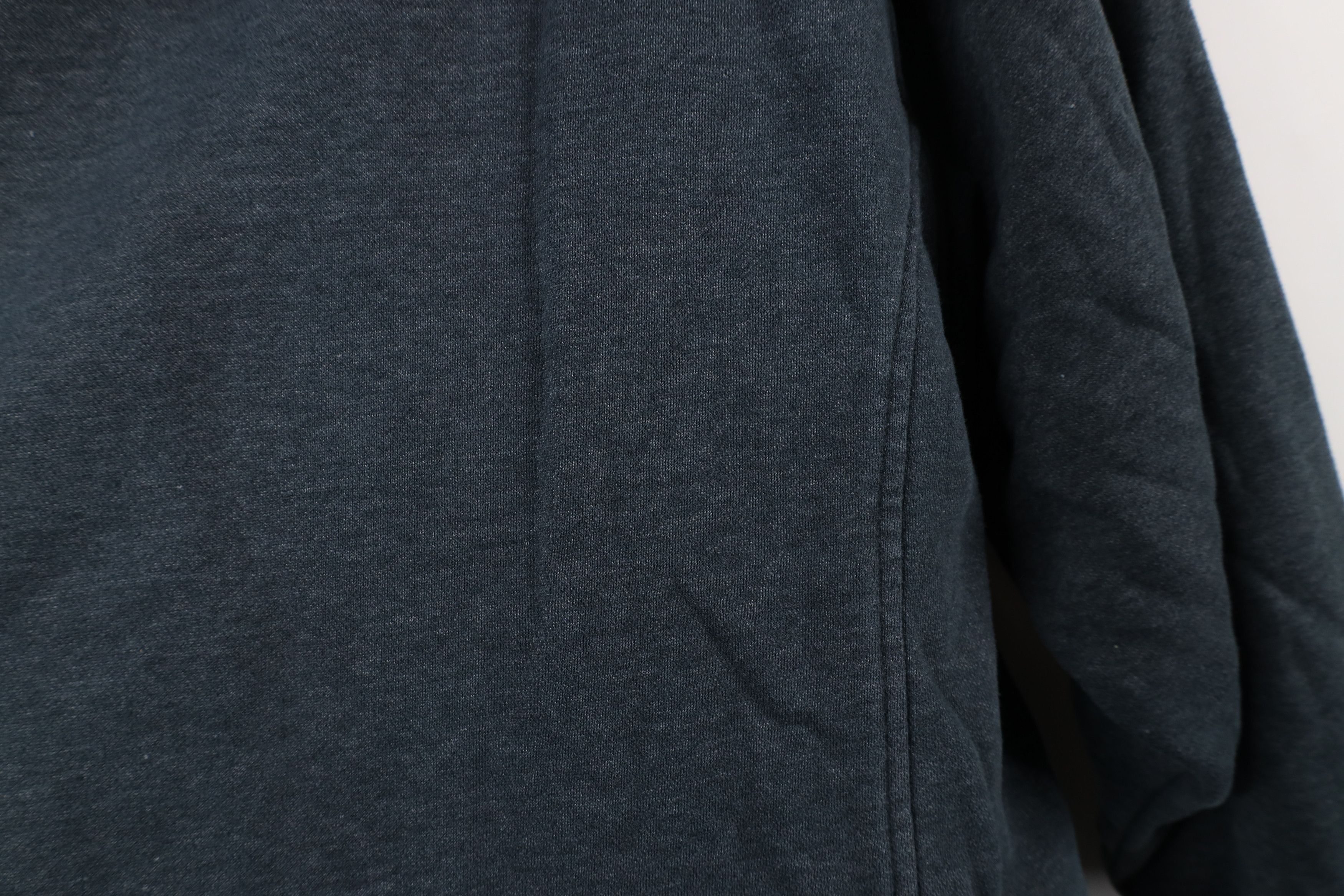 Marlboro × Vintage Vintage 90s Marlboro Blank Double Wall Boxy Fit Hoodie Gray Size US M / EU 48-50 / 2 - 10 Thumbnail