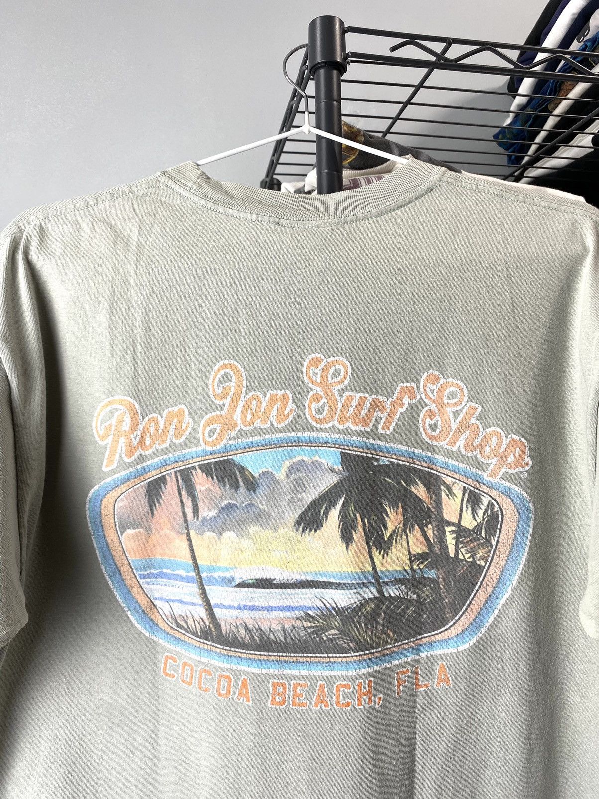 Vintage 90’s Vintage Ron Jon Surf Style Faded T Shirt Stussy Size US M / EU 48-50 / 2 - 8 Thumbnail
