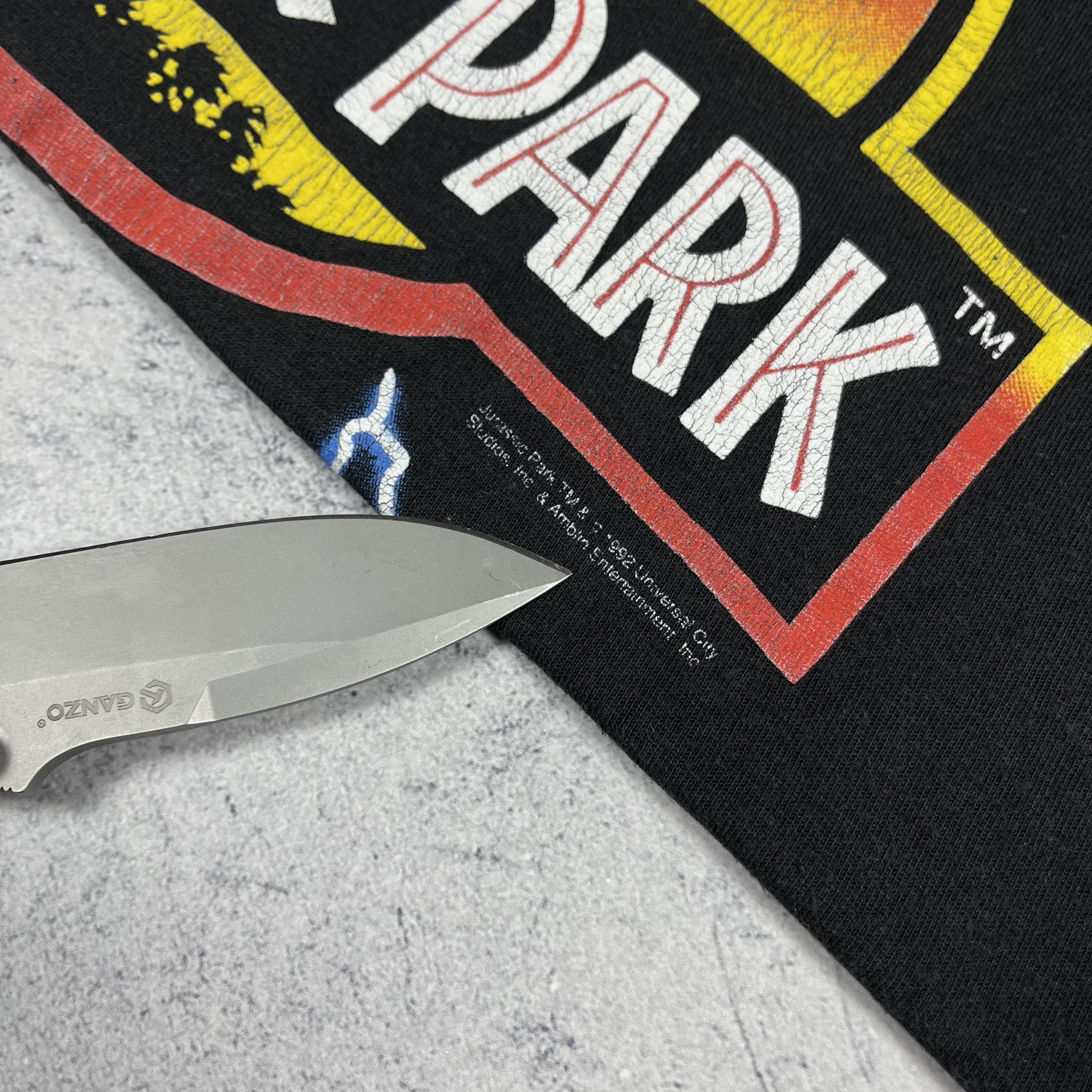 Expert Horror Vintage Jurassic Park Steven Spielberg Big Logo T Shirt 1992 Size US S / EU 44-46 / 1 - 8 Thumbnail