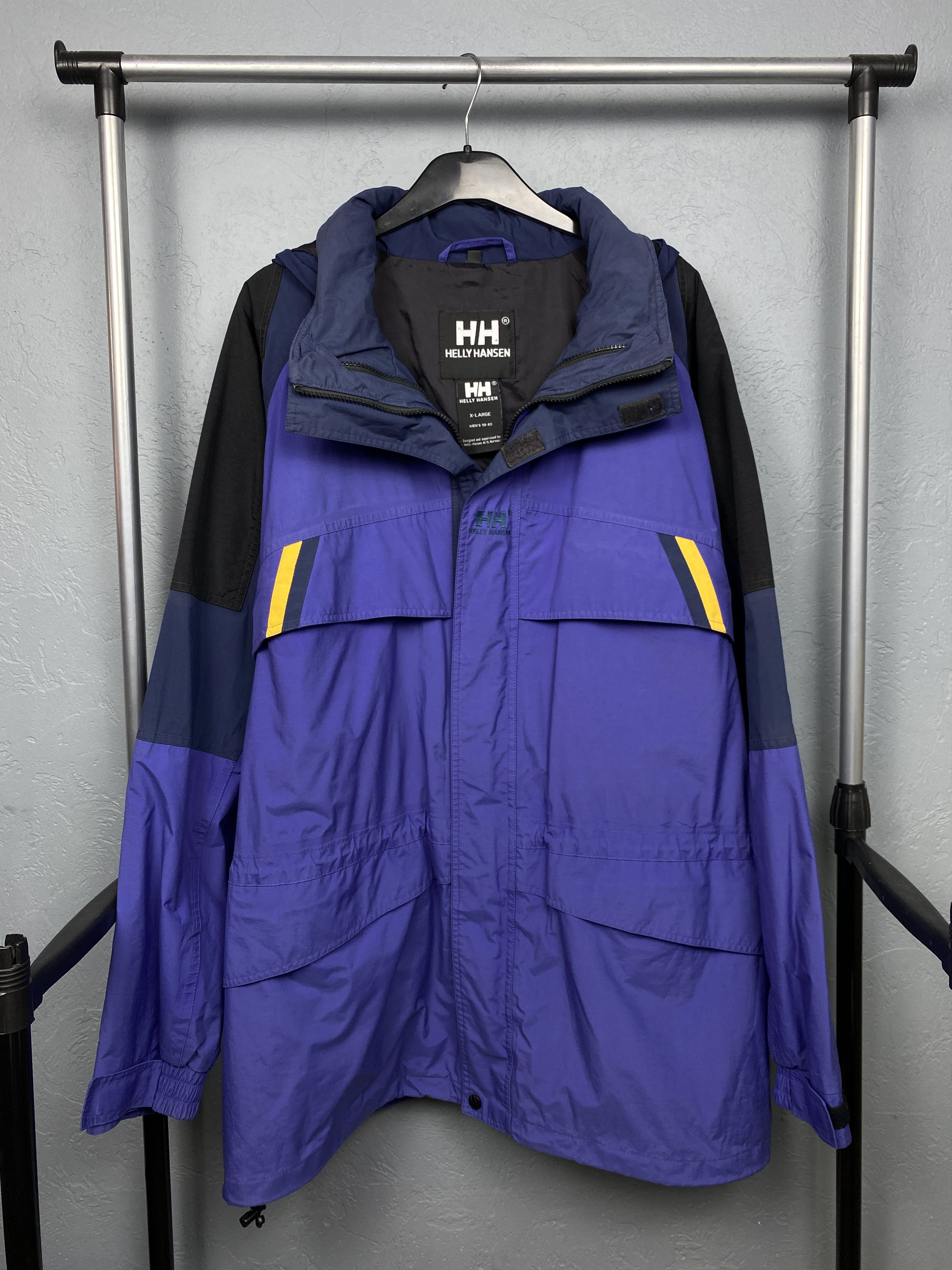 Helly Hansen × Vintage Helly Hansen 90s Vintage Mens Outdoor Nylon Jacket Size US XL / EU 56 / 4 - 2 Thumbnail