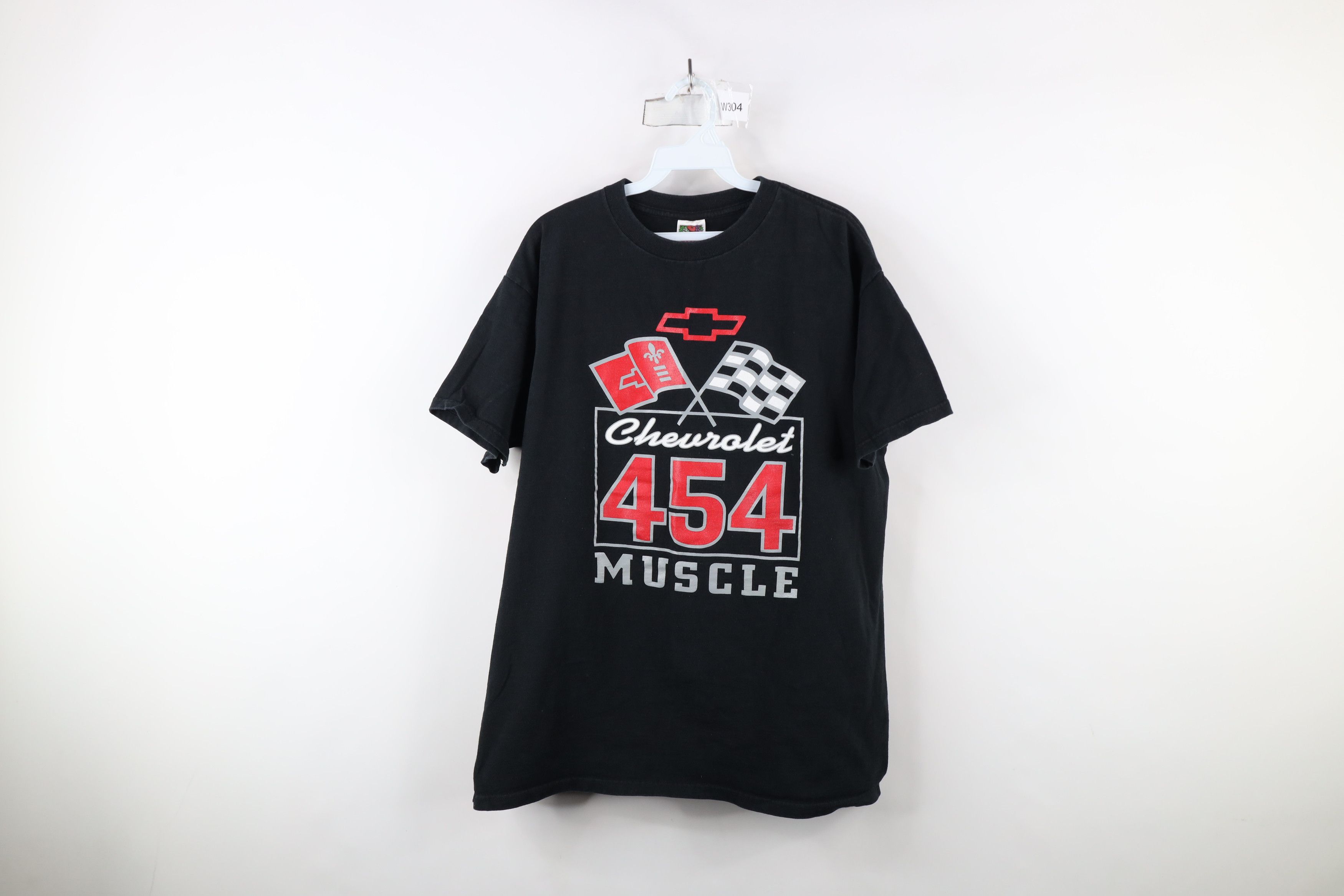 Vintage Vintage 90s Spell Chevrolet 454 Muscle Engine Car T-Shirt Size US XL / EU 56 / 4 - 1 Thumbnail