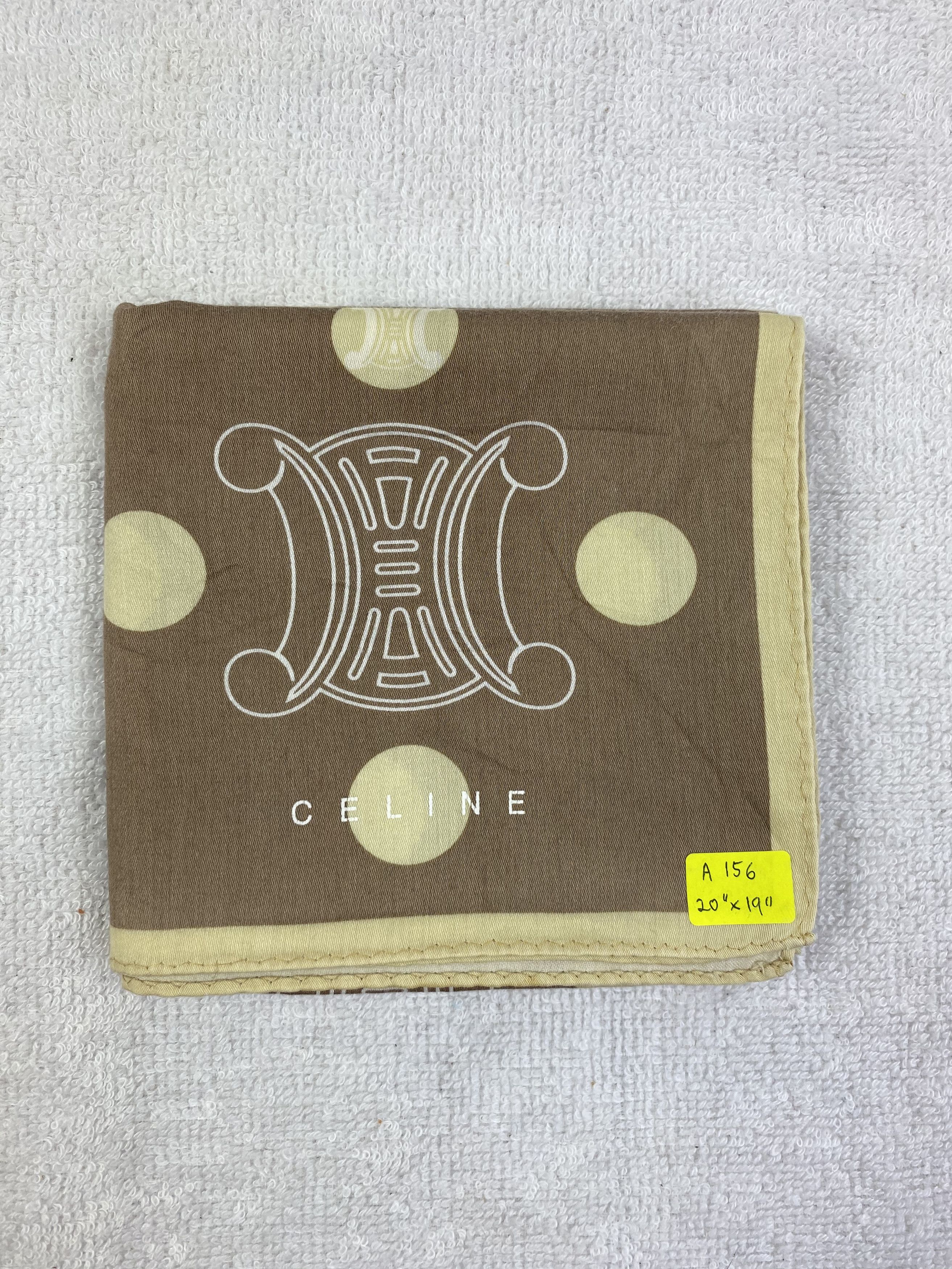 Celine Celine Luxury Bandana / Handkerchief / Neckerchief Size ONE SIZE - 6 Thumbnail