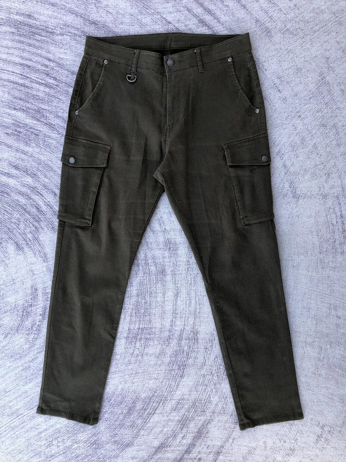 Other Cargo Olive Pipue de pique Multipocket Rare Pattern Size US 33 - 1 Thumbnail