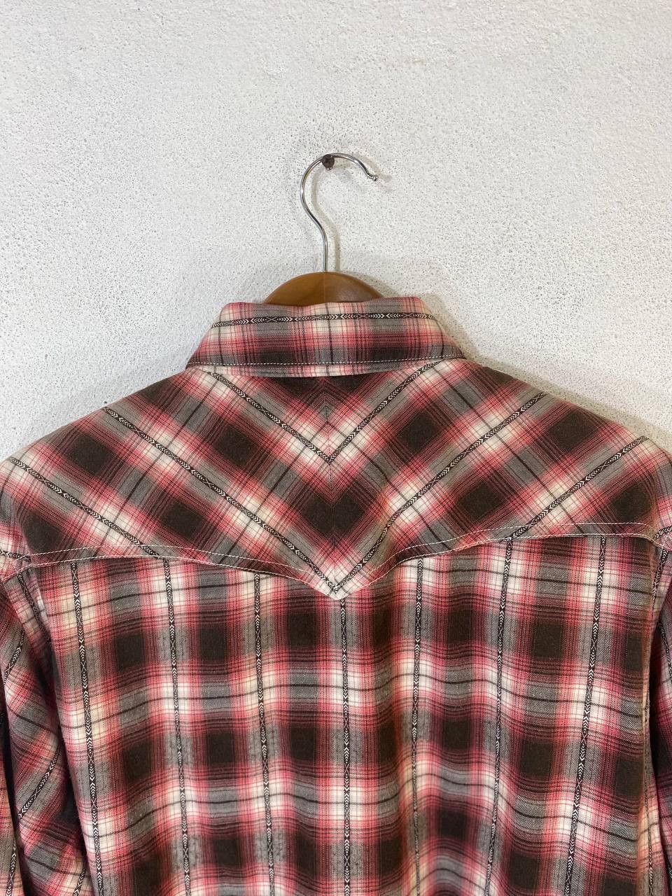 Japanese Brand back number japanese brands shadow plaid western shirt Size US L / EU 52-54 / 3 - 9 Thumbnail