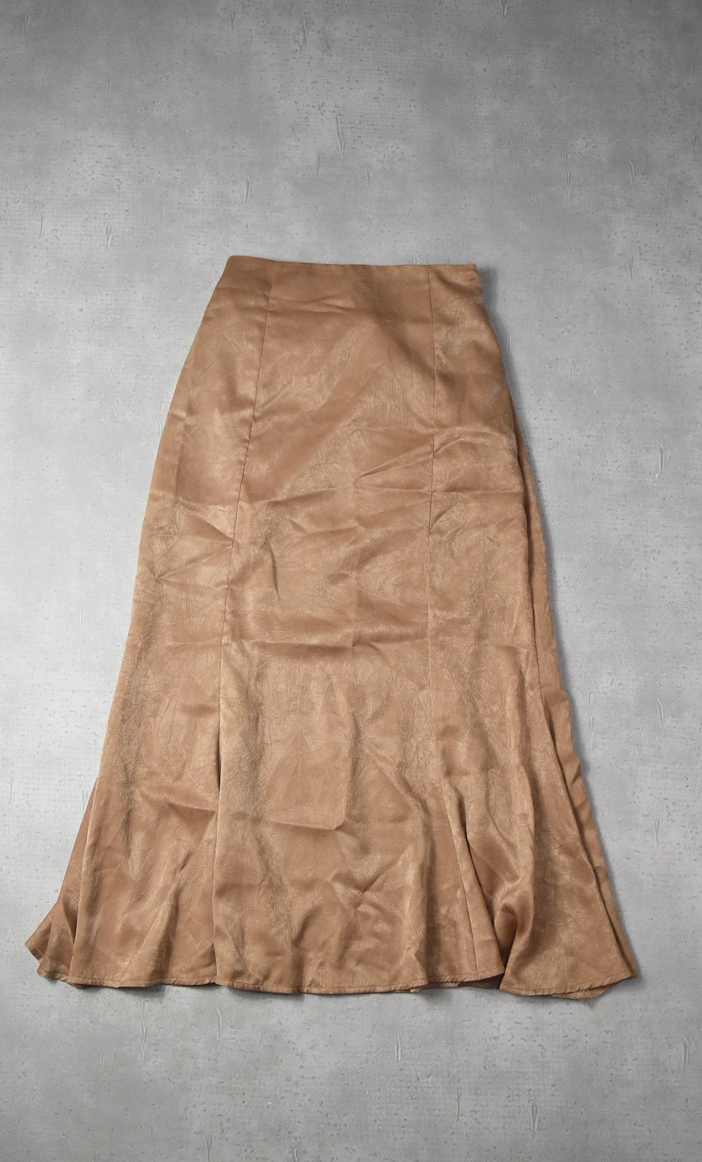 image of Plain Skirt 14-3-37 80.5 in Brown, Women's (Size 26)