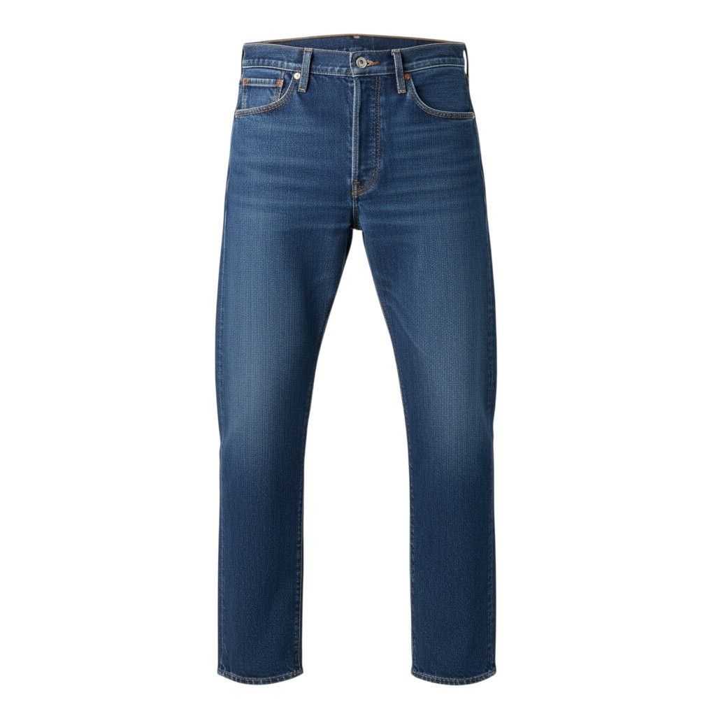 Levi's 501 W38/L32 Straight Stretch Big E Blue Jeans 87066 Size US 38 / EU 54 - 1 Thumbnail
