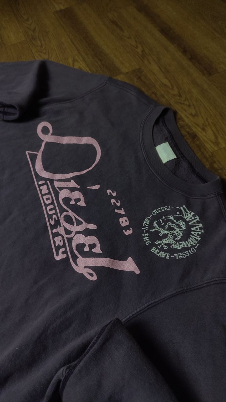 Diesel × Vintage Vintage Diesel Industry Archival Boxy Sweatshirt Y2K M Size US XL / EU 56 / 4 - 3 Thumbnail