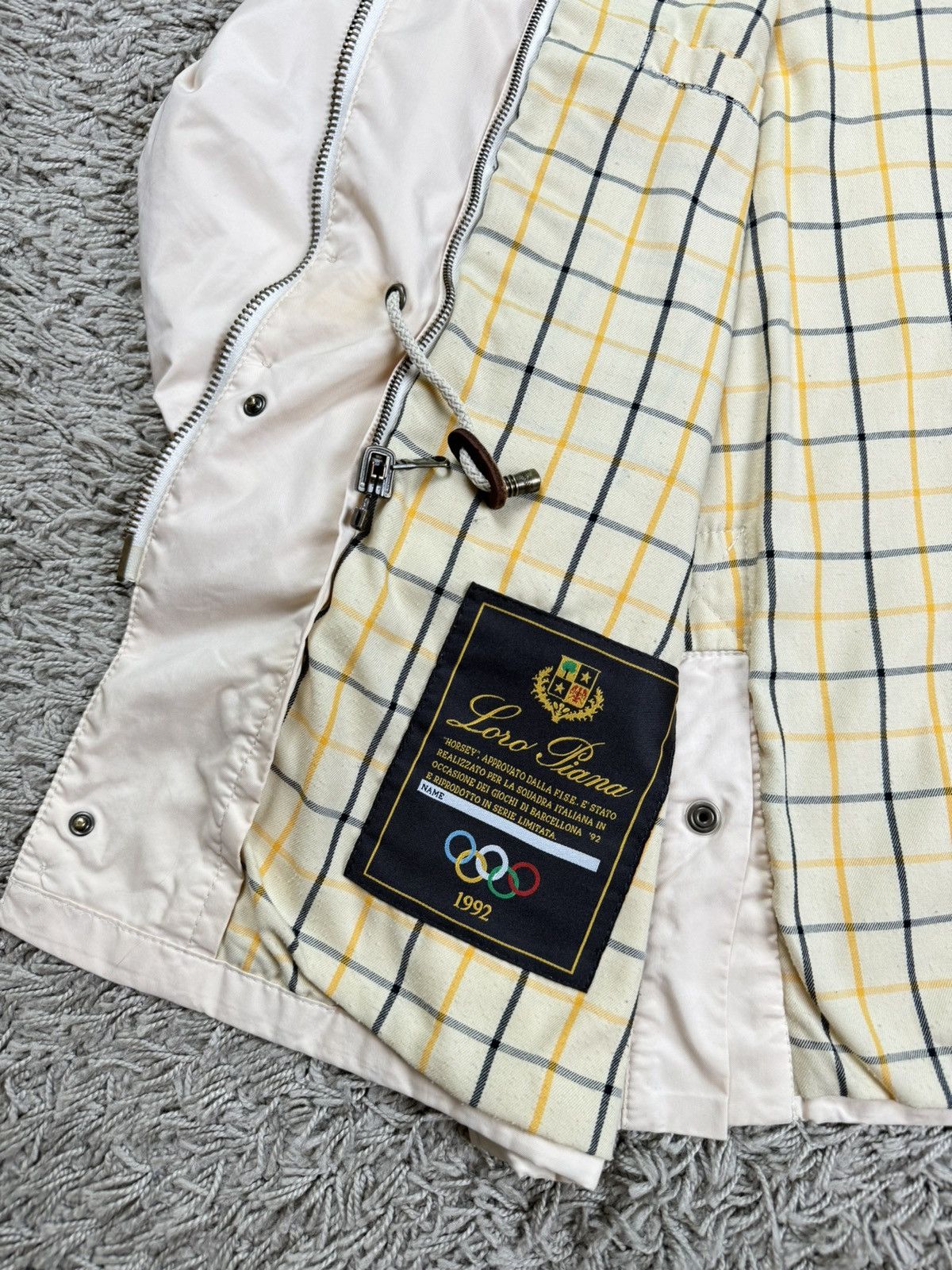Loro Piana Vintage leather/nylon jacket Loro Piana Horsey original item Size US L / EU 52-54 / 3 - 5 Thumbnail