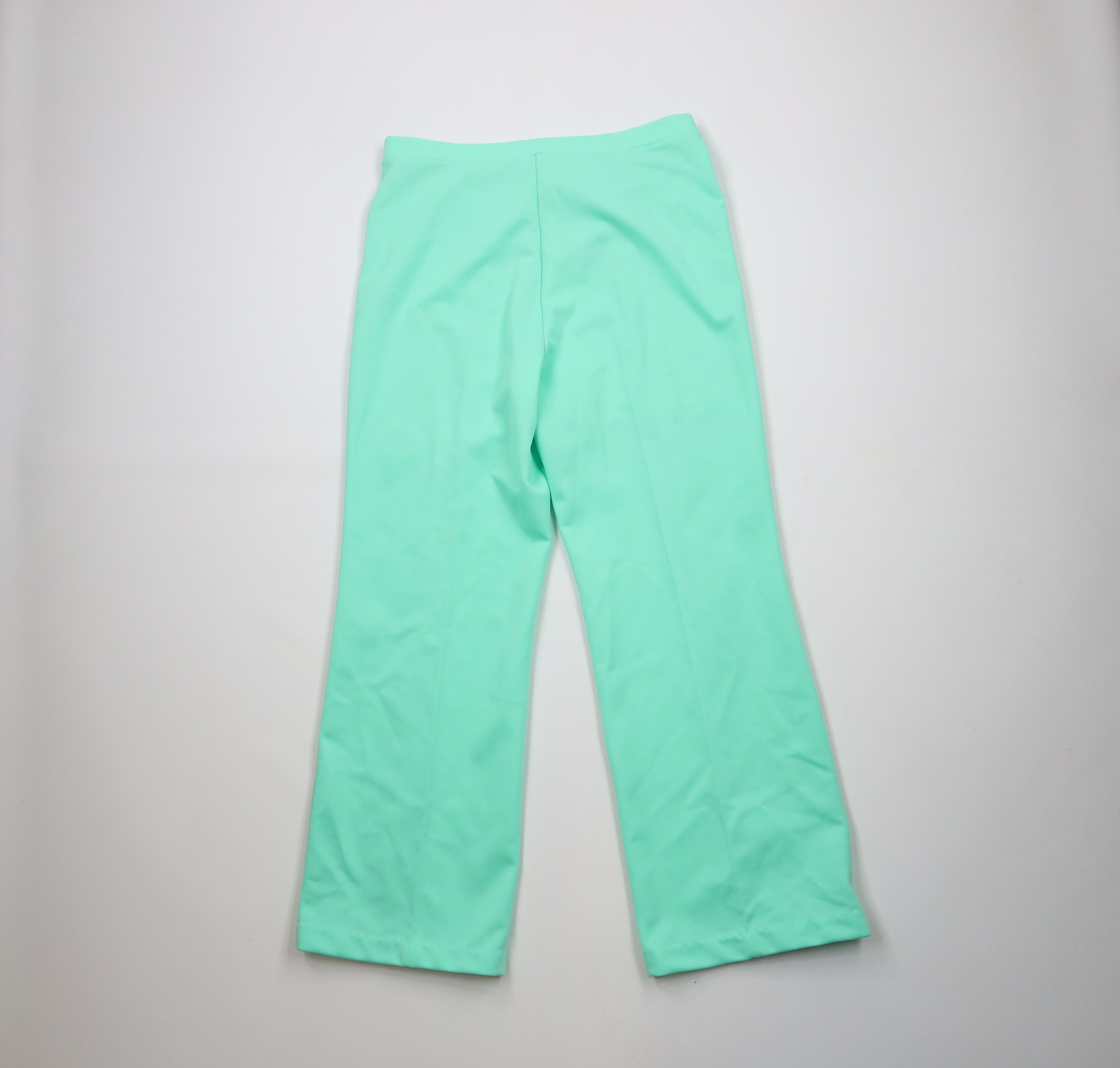 Vintage Vintage 70s Streetwear Bell Bottoms Pants Mint Green USA Size 38" / US 16 / IT 52 - 9 Thumbnail