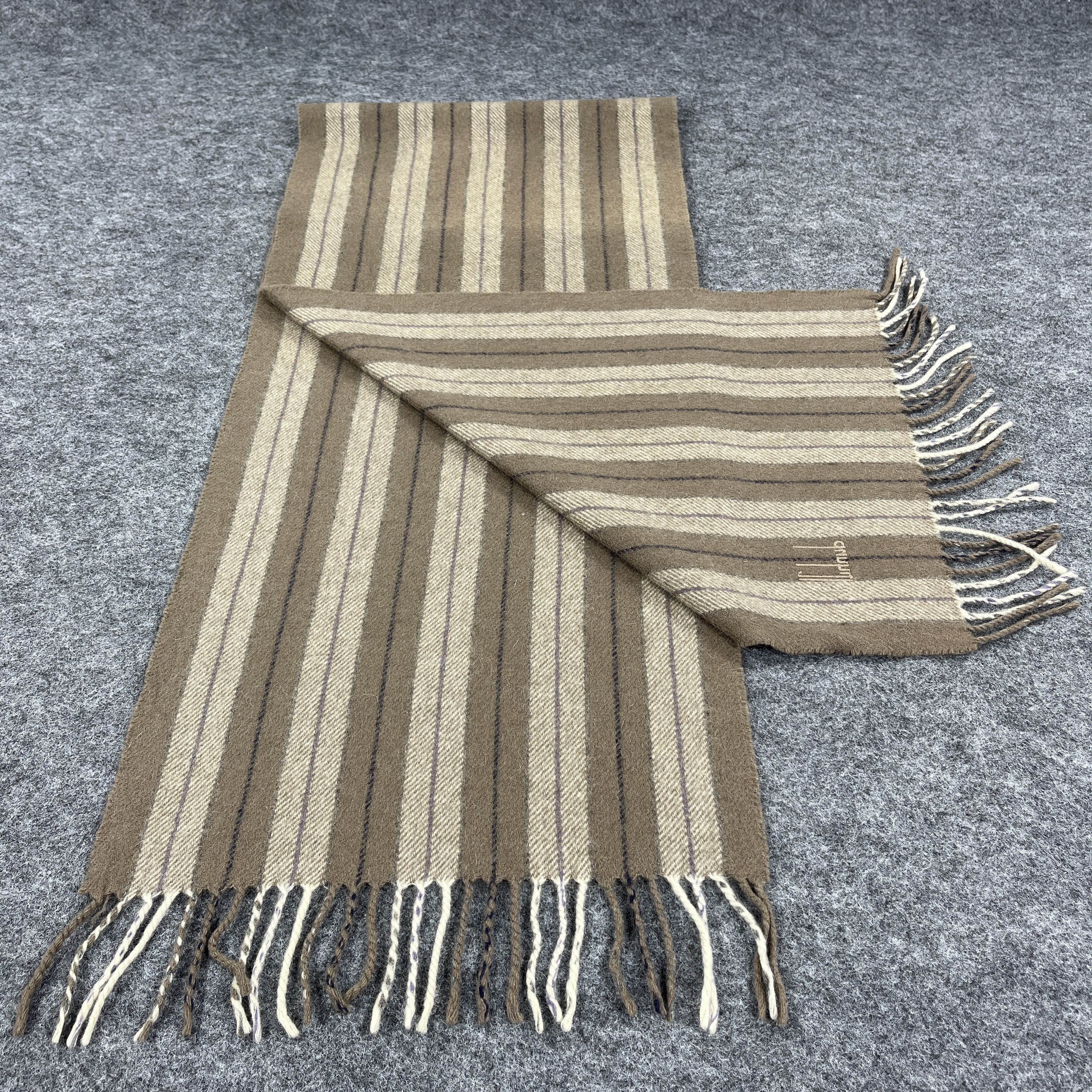 Alfred Dunhill × Vintage Dunhill Scarf / Muffler / Neckwear - T997 Size ONE SIZE - 3 Thumbnail
