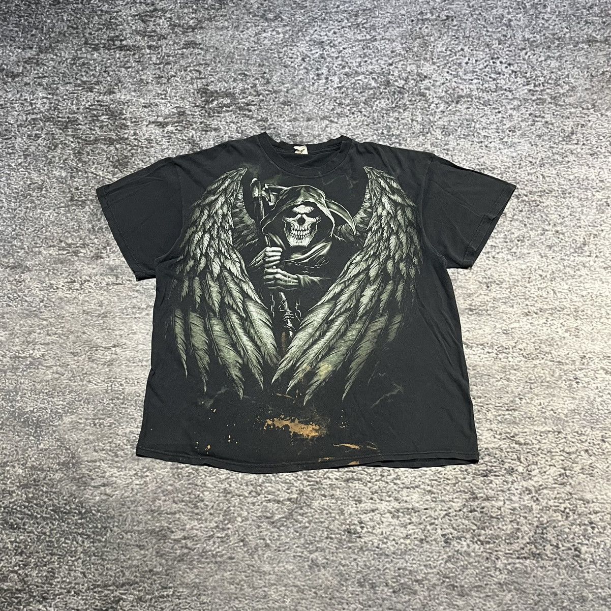 Vintage Vintage Y2K Skull Cyber Grunge Goth Skater Style T Shirt Size US XL / EU 56 / 4 - 1 Thumbnail