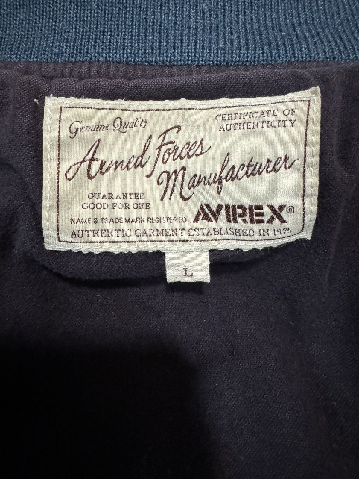 Avirex × Vintage Vintage Avirex U.S Navy Faded Grey Jacket Size US M / EU 48-50 / 2 - 11 Thumbnail