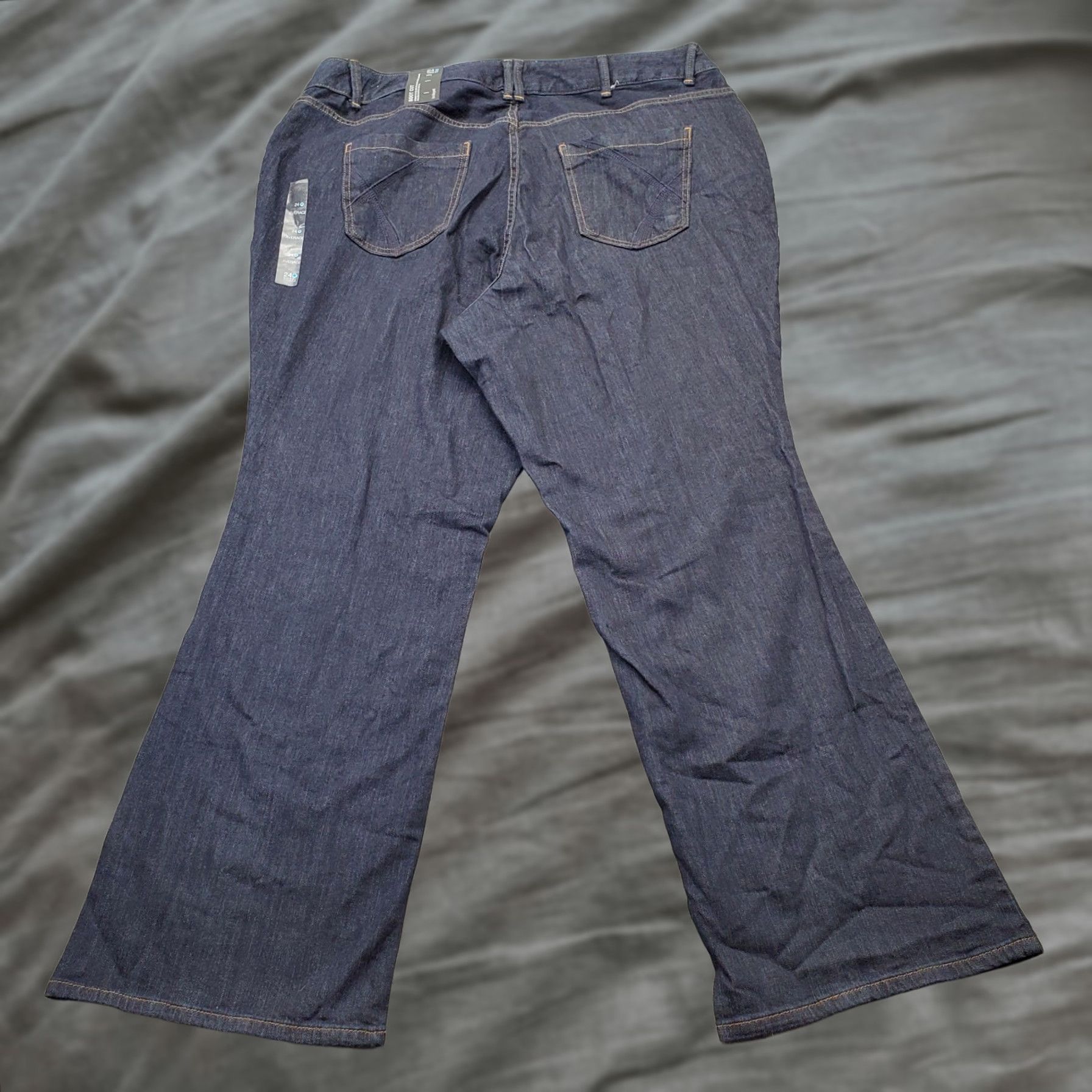 Vintage Lane Bryant Distinctly Boot Jeans Womens 24W Blue Denim Bootcut Jeans Streetwear Womens Size 24W Blue Denim Jeans Size 42" / US 20 - 1 Thumbnail