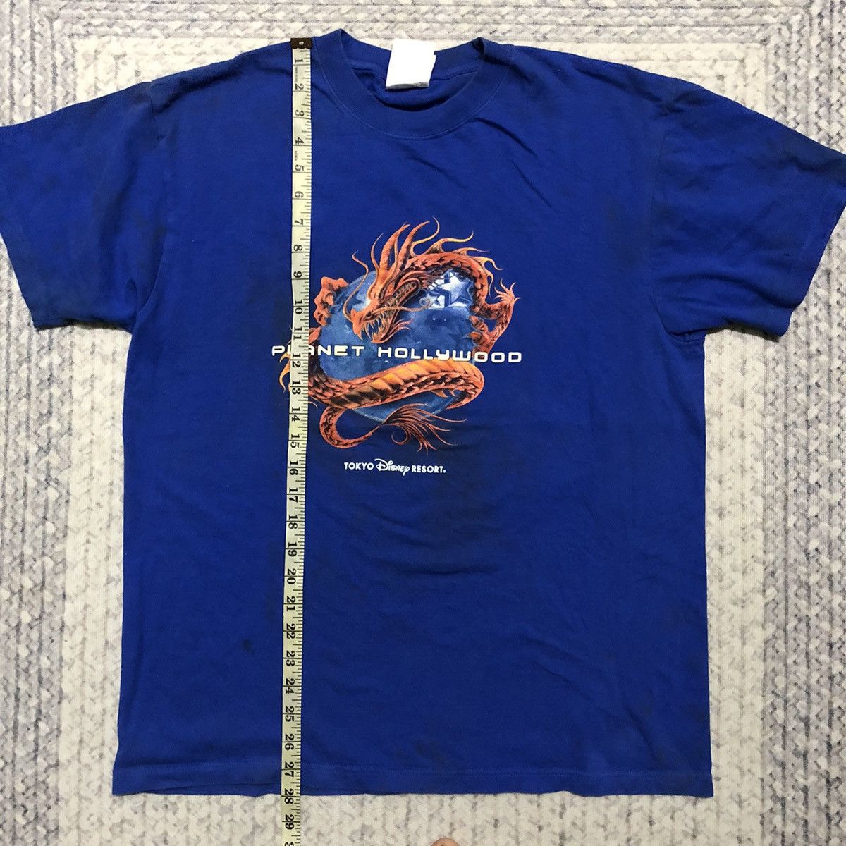 Planet Hollywood Rare Distressed Vintage Disney X Planet Hollywood Dragon Tee Size US L / EU 52-54 / 3 - 18 Thumbnail