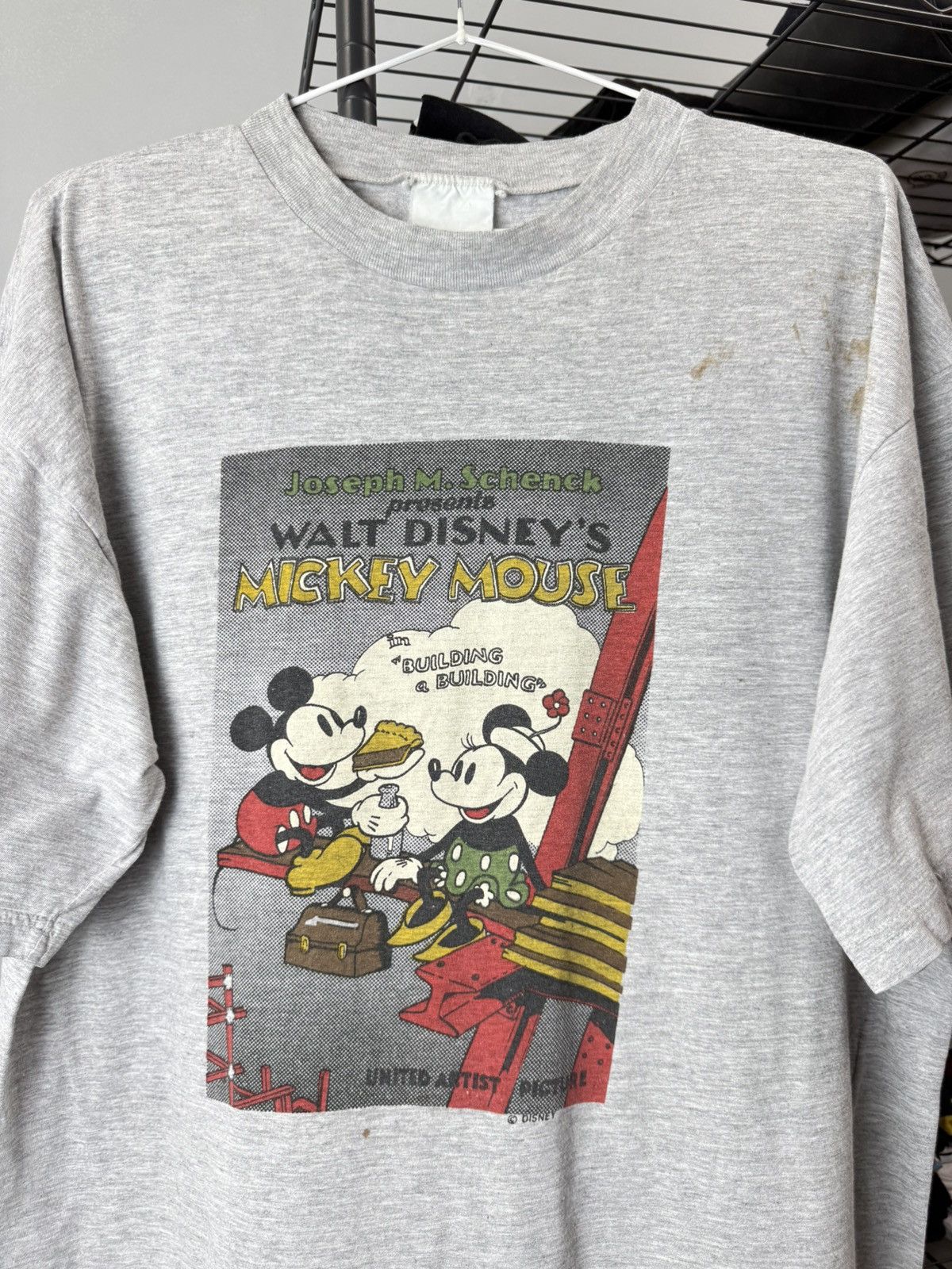 Disney Vintage 1980’s Vintage Mickey Mouse Disney T Shirt Size US XL / EU 56 / 4 - 2 Thumbnail