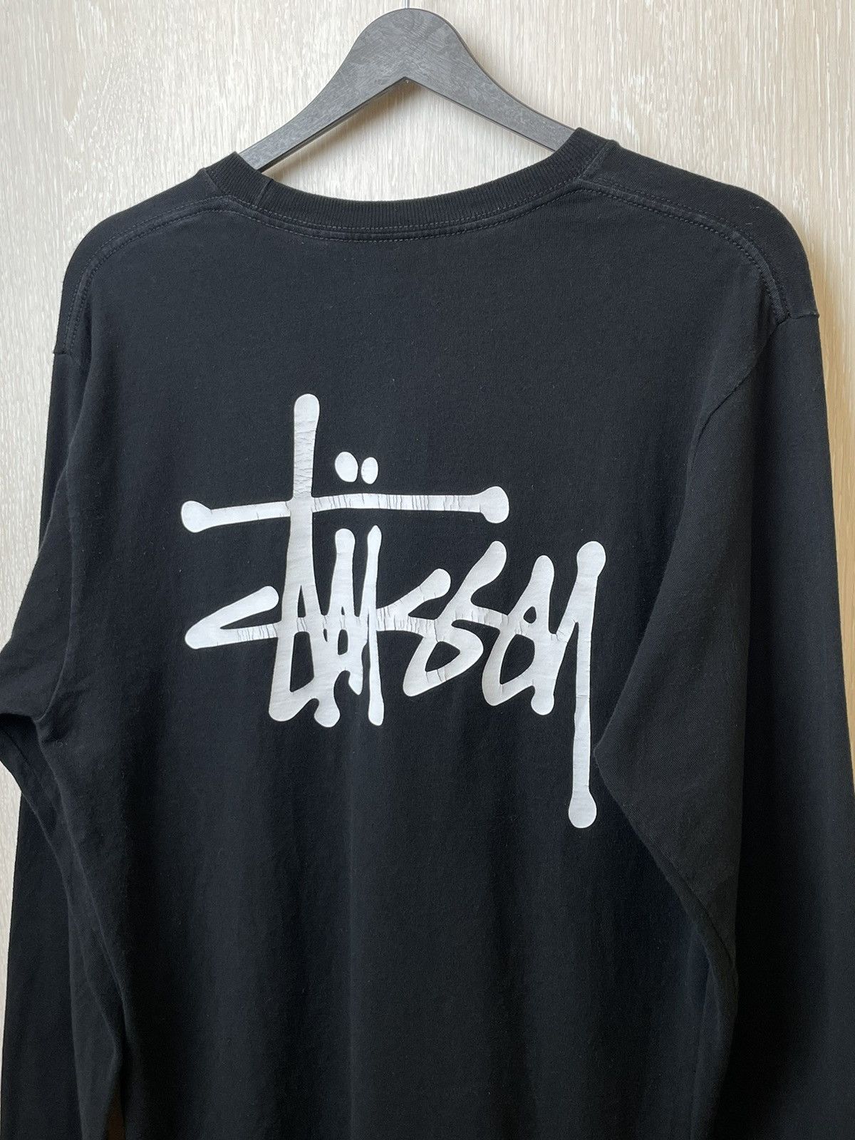 Stussy × Vintage Crazy Vintage Y2K Stussy Long Sleeve T Shirt Spell Out Cyber Size US M / EU 48-50 / 2 - 2 Thumbnail