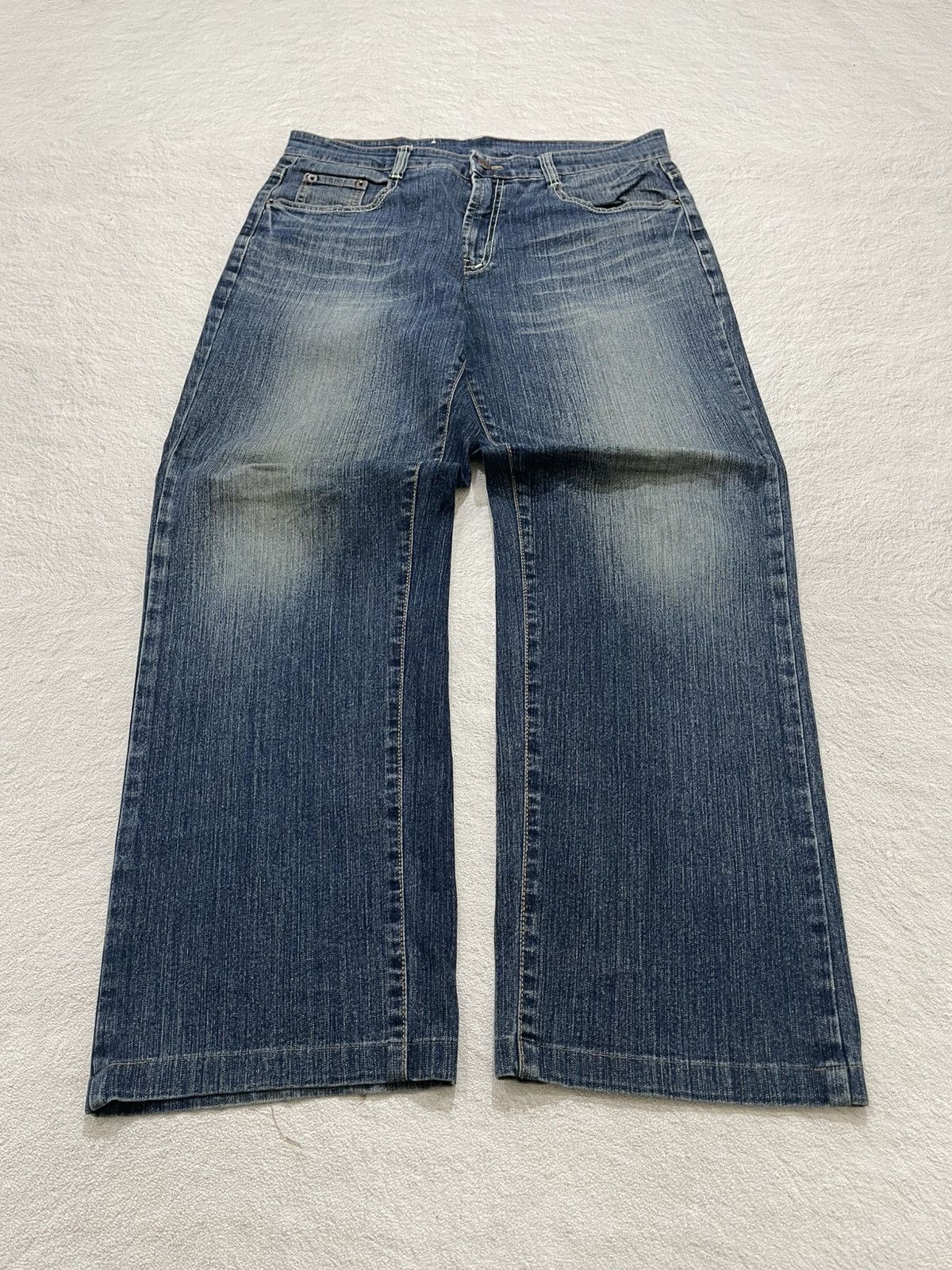 If Six Was Nine 2000s Jeans Washed Fading Denim Y2K Size US 32 / EU 48 - 1 Thumbnail