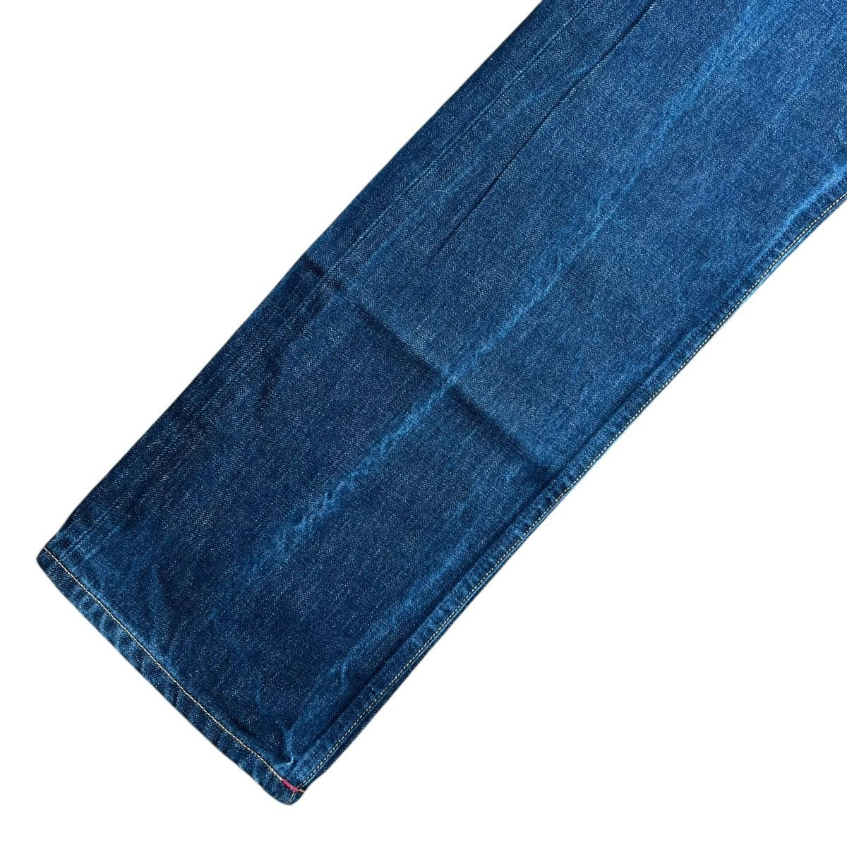 Gustin Gustin Jeans Men Blue Selvedge Straight Fit USA Denim Pants Size US 31 - 9 Thumbnail