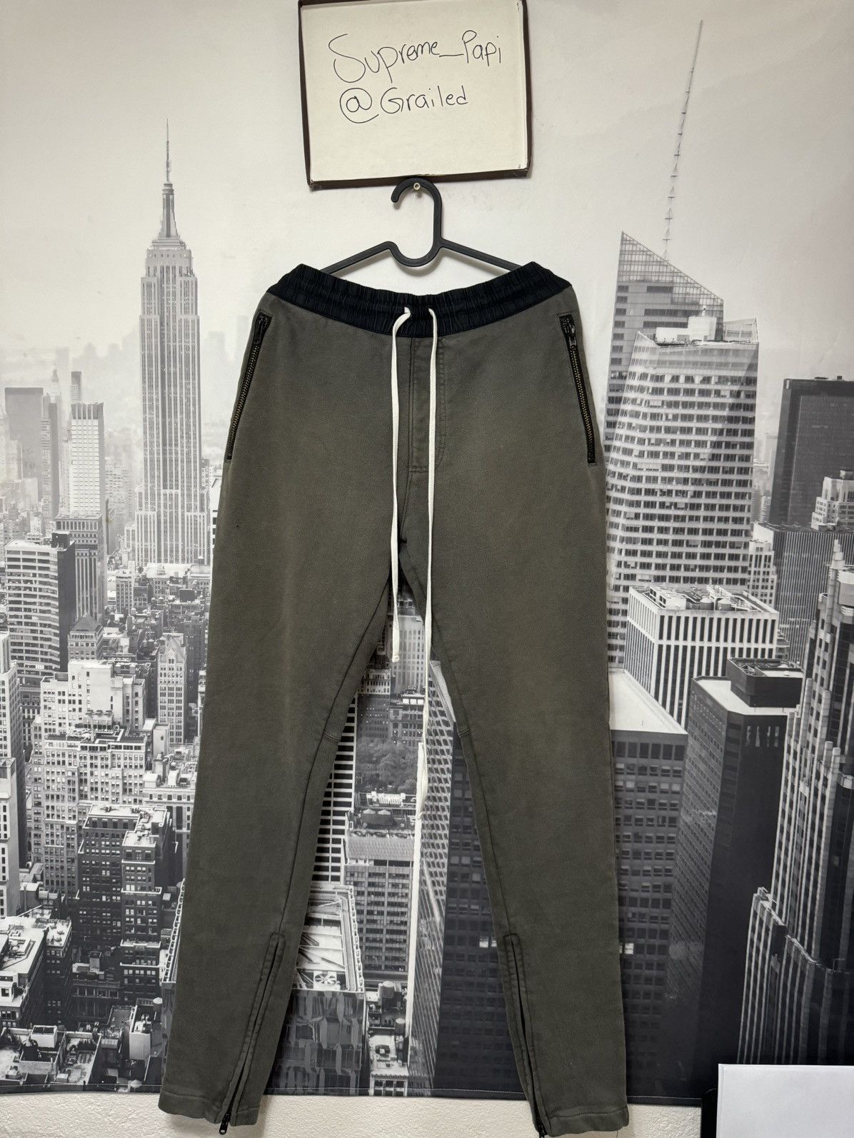 Fear of God 🔥FOG Fear of God Essentials Drawstring Pants Raven SZ Large Size US 36 / EU 52 - 1 Thumbnail