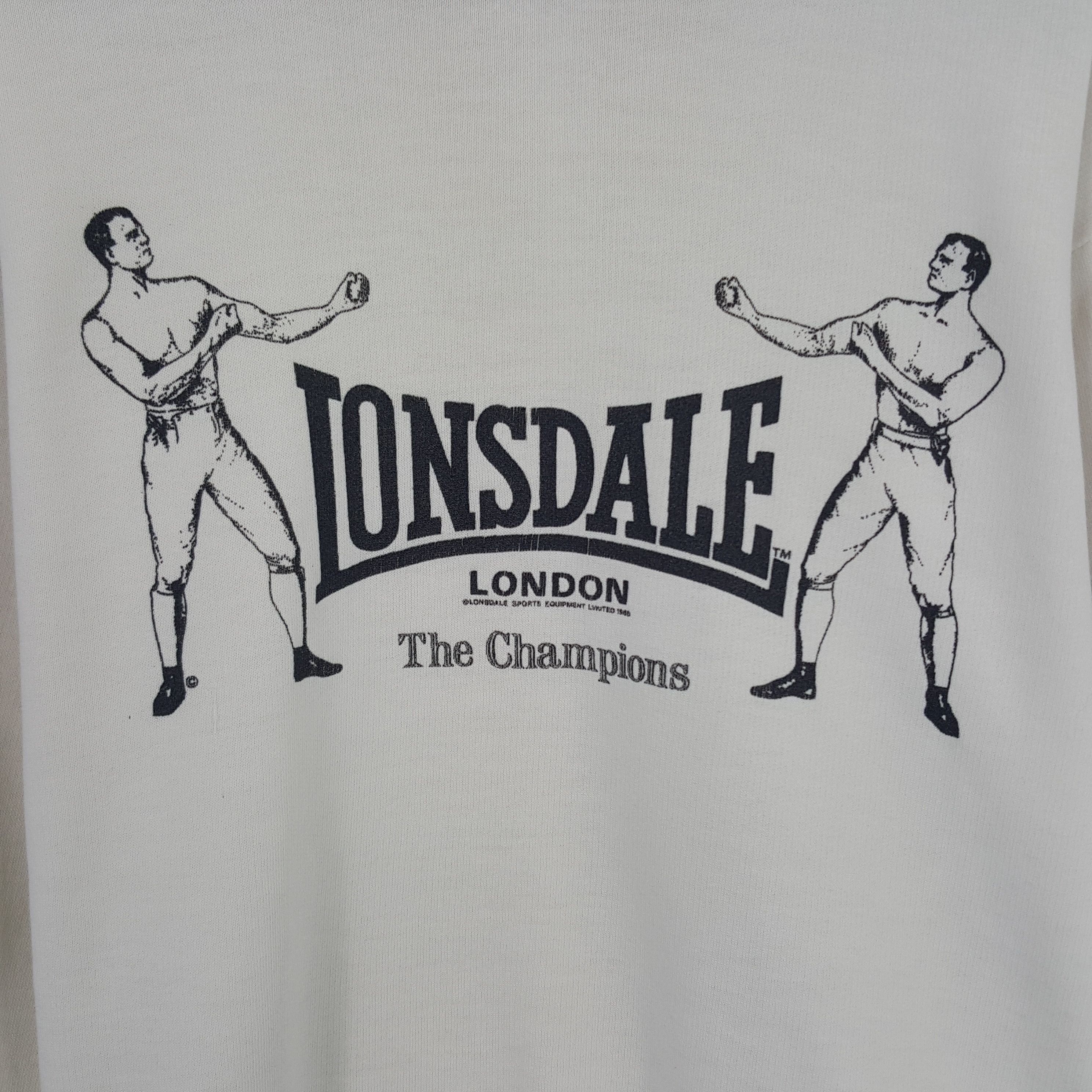 Lonsdale × Vintage Vintage Lonsdale London The Champion Sweatshirt Size US M / EU 48-50 / 2 - 2 Thumbnail