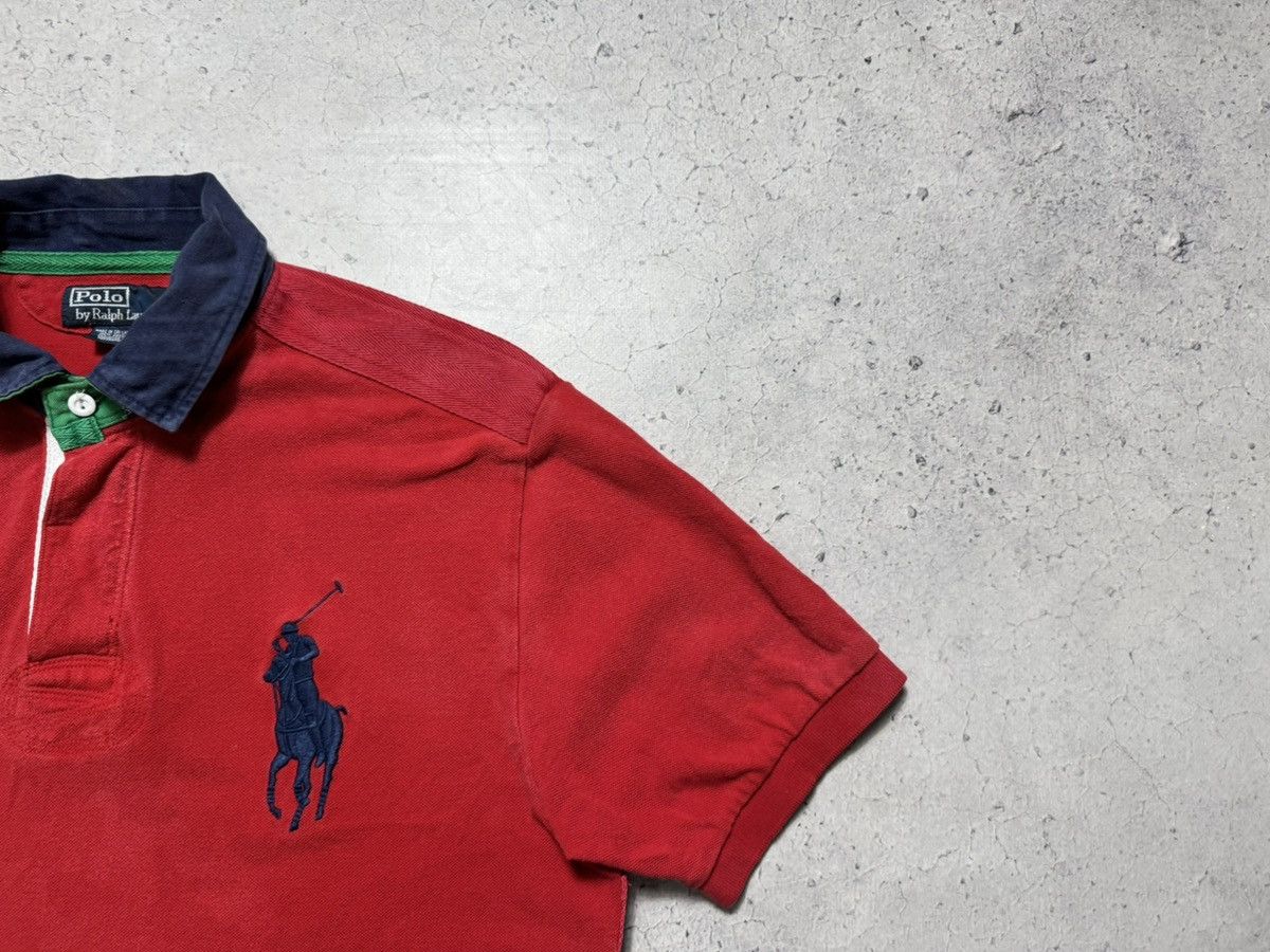 Polo Ralph Lauren Polo Ralph Lauren #2 Big Pony Polo Shirt Red Size L Size US L / EU 52-54 / 3 - 2 Thumbnail