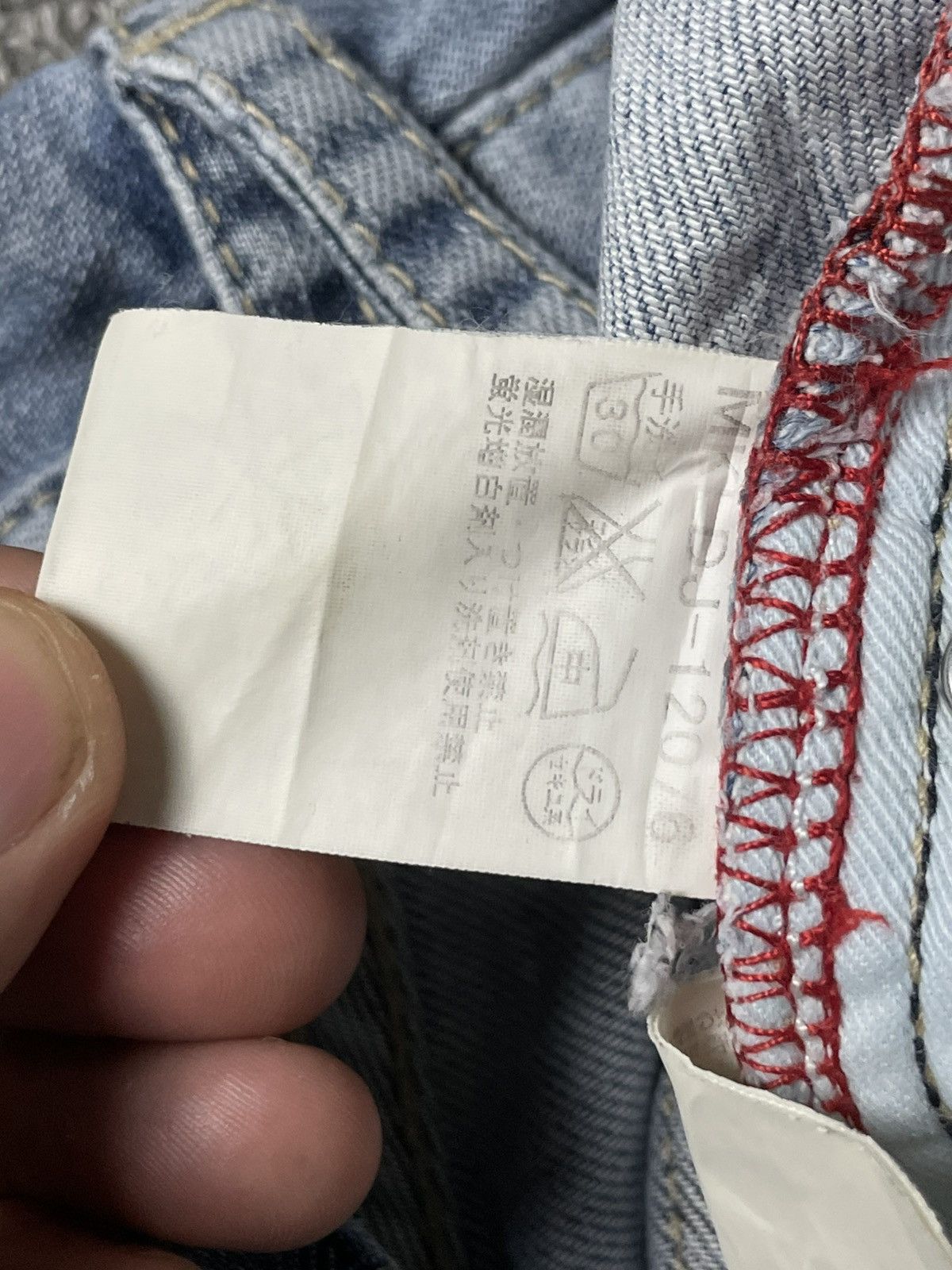 Japanese Brand × Michel Klein × Vintage Vintage MICHEL KLEIN Straight Cut Jeans (91) Size US 33 - 10 Thumbnail