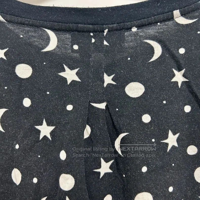 Saint Laurent Paris Saint Laurent Star Moon Print T-Shirt. Size US S / EU 44-46 / 1 - 6 Thumbnail