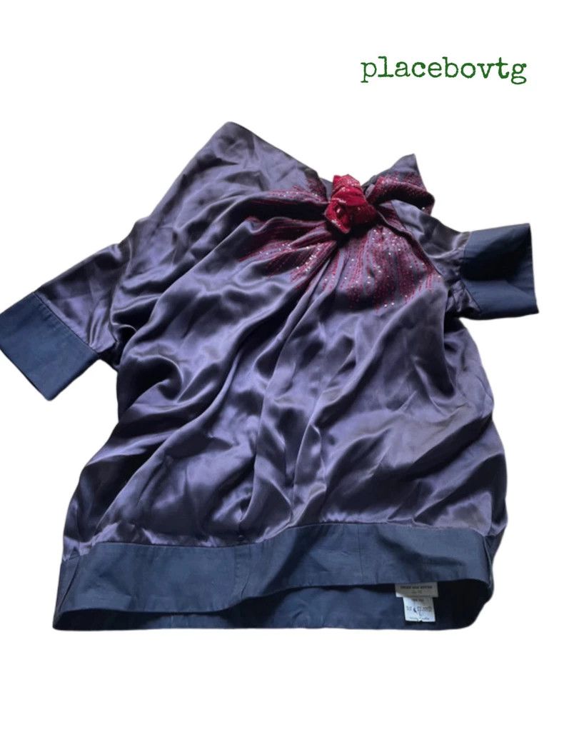 Other DRIES VAN NOTEN size:40 Silk purple knotted irregular sequ Size XS / US 0-2 / IT 36-38 - 1 Thumbnail